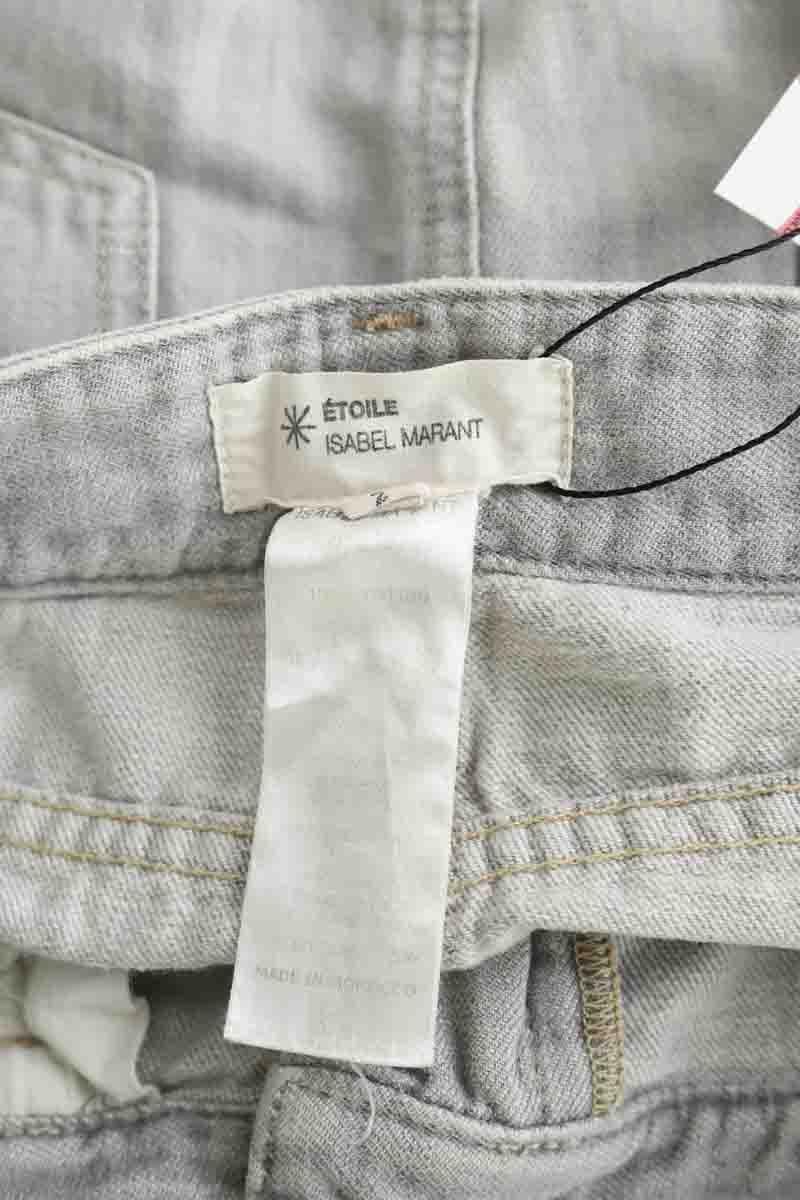 Cotton mini skirt ISABEL MARANT ÉTOILE - SECONDE MAIN Grey