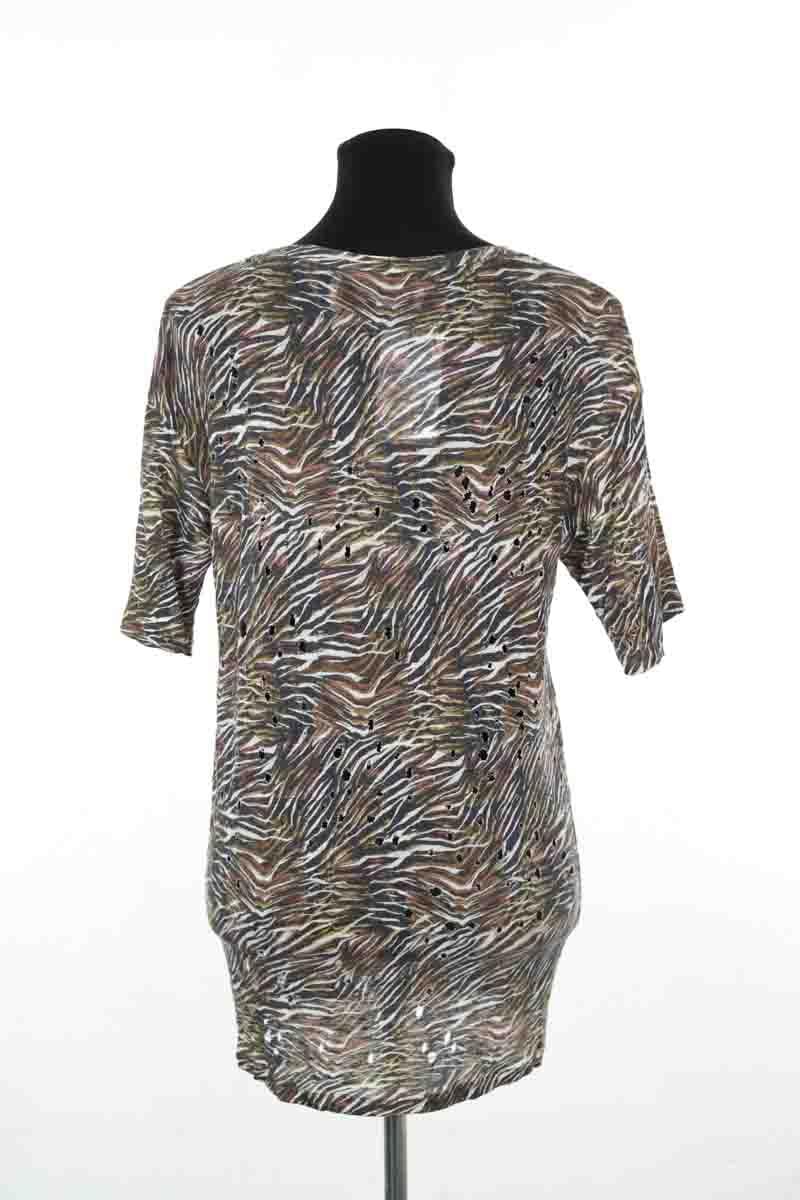 Linen T-shirt IRO - Seconde Main Multicolored