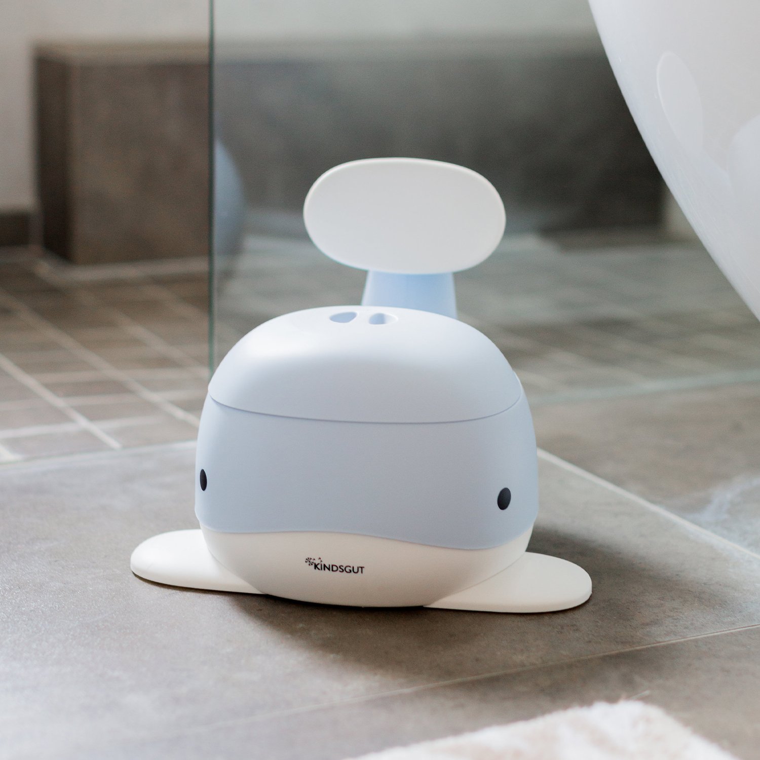 Whale baby pot KINDSGUT Blue