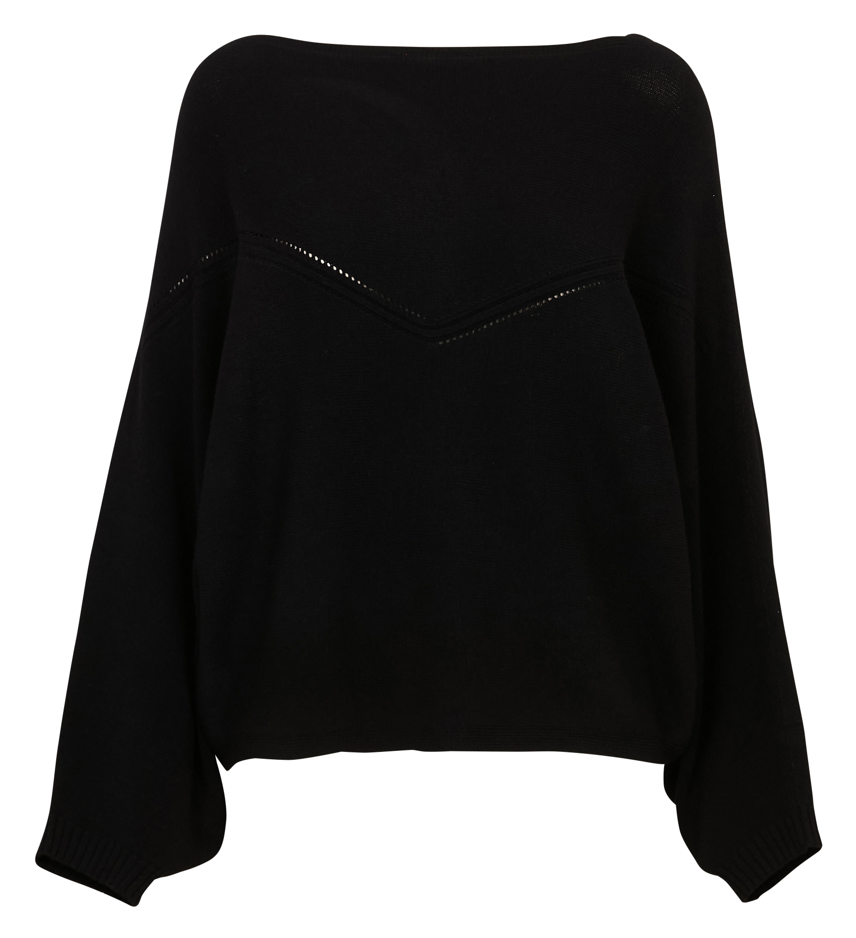 Oversize-Pullover LA FEE MARABOUTEE Schwarz