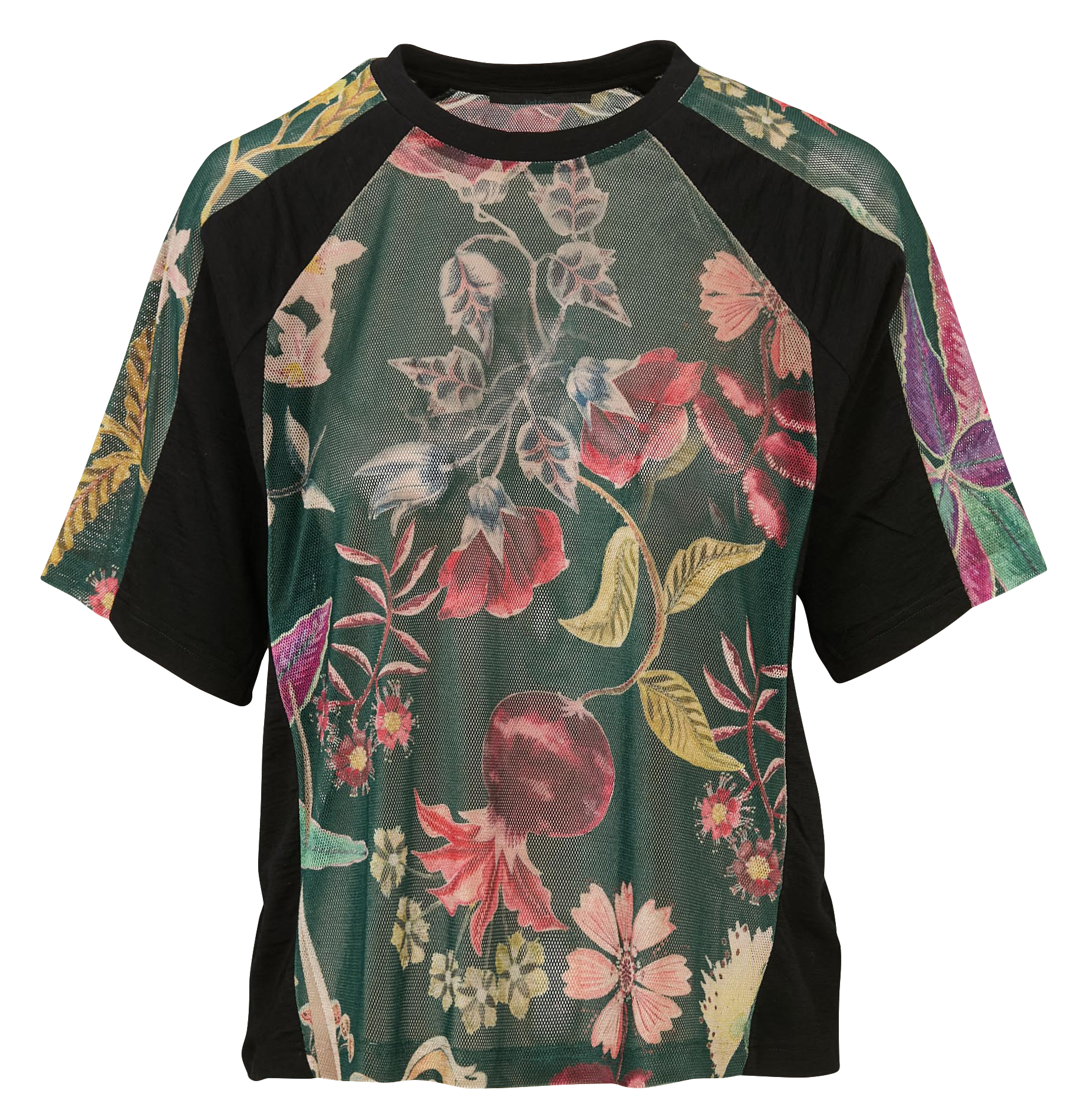 Effen top met lange mouwen en ronde hals COTELAC Groen