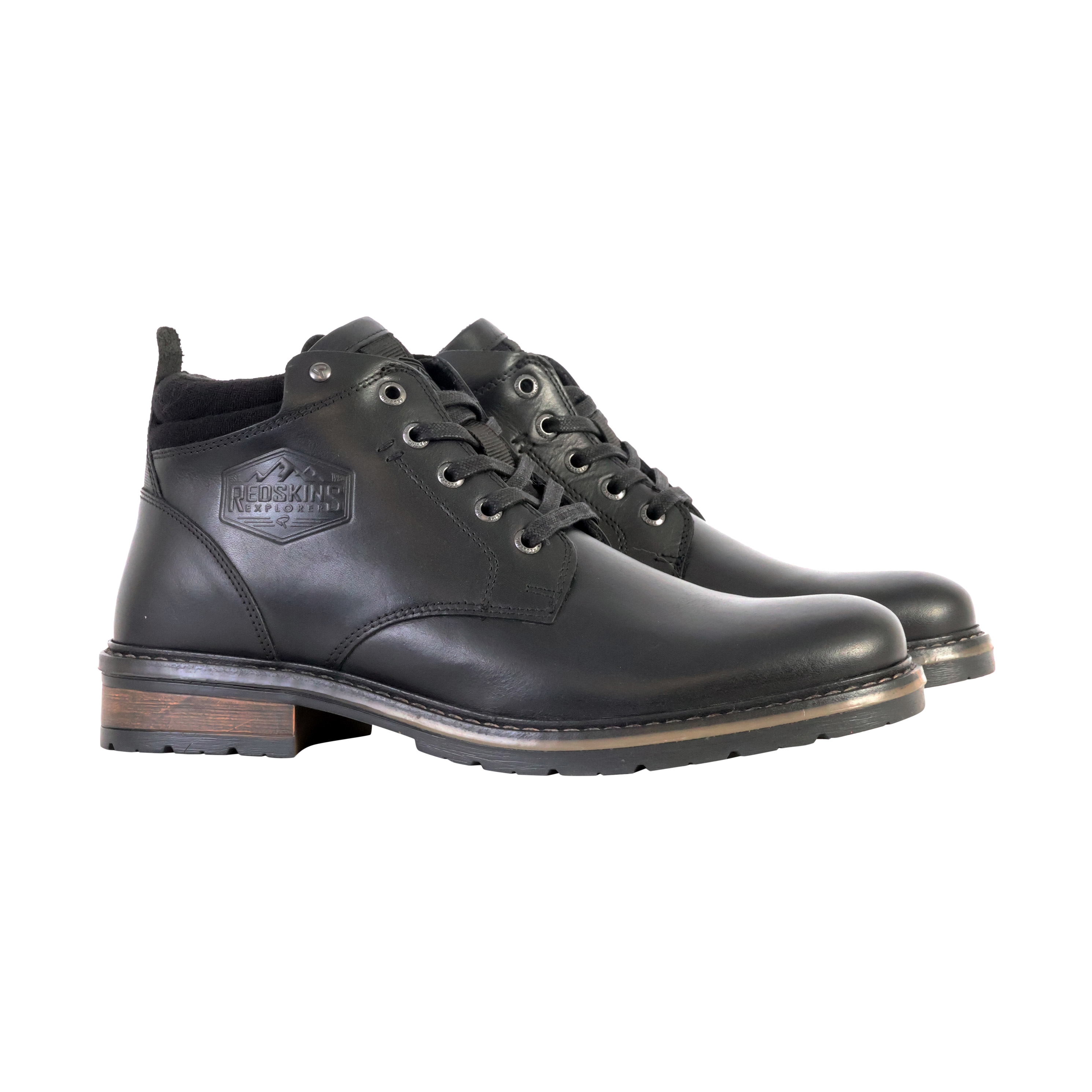 Leather ankle boot REDSKINS Black