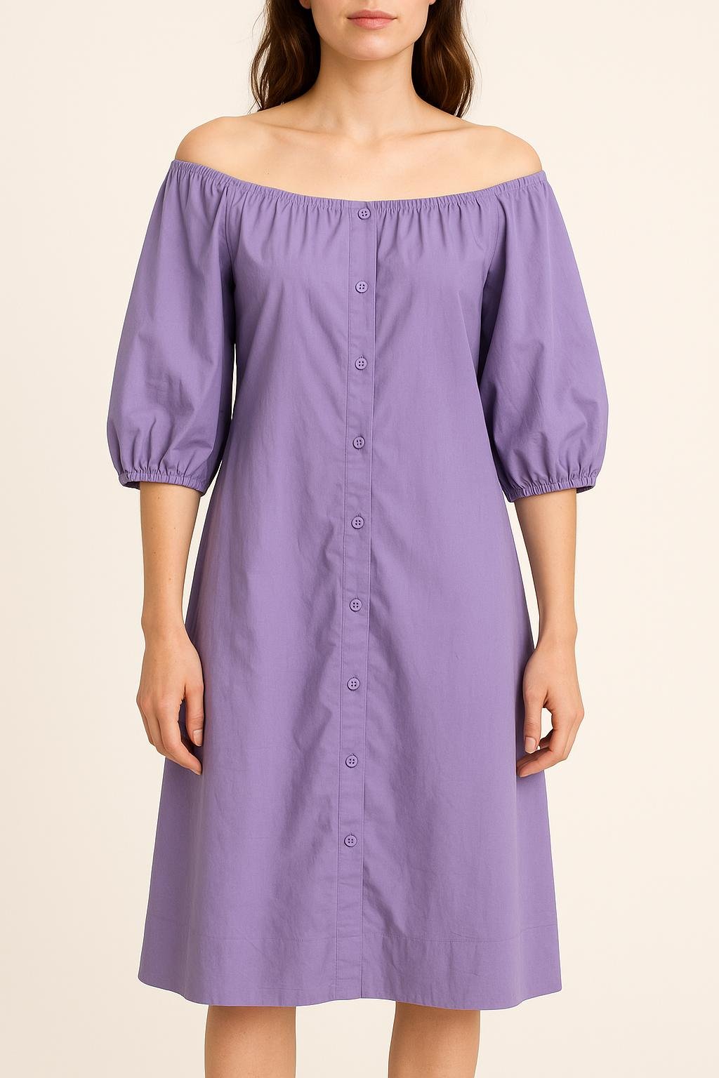 Long dress TARA JARMON - Seconde Main Purple