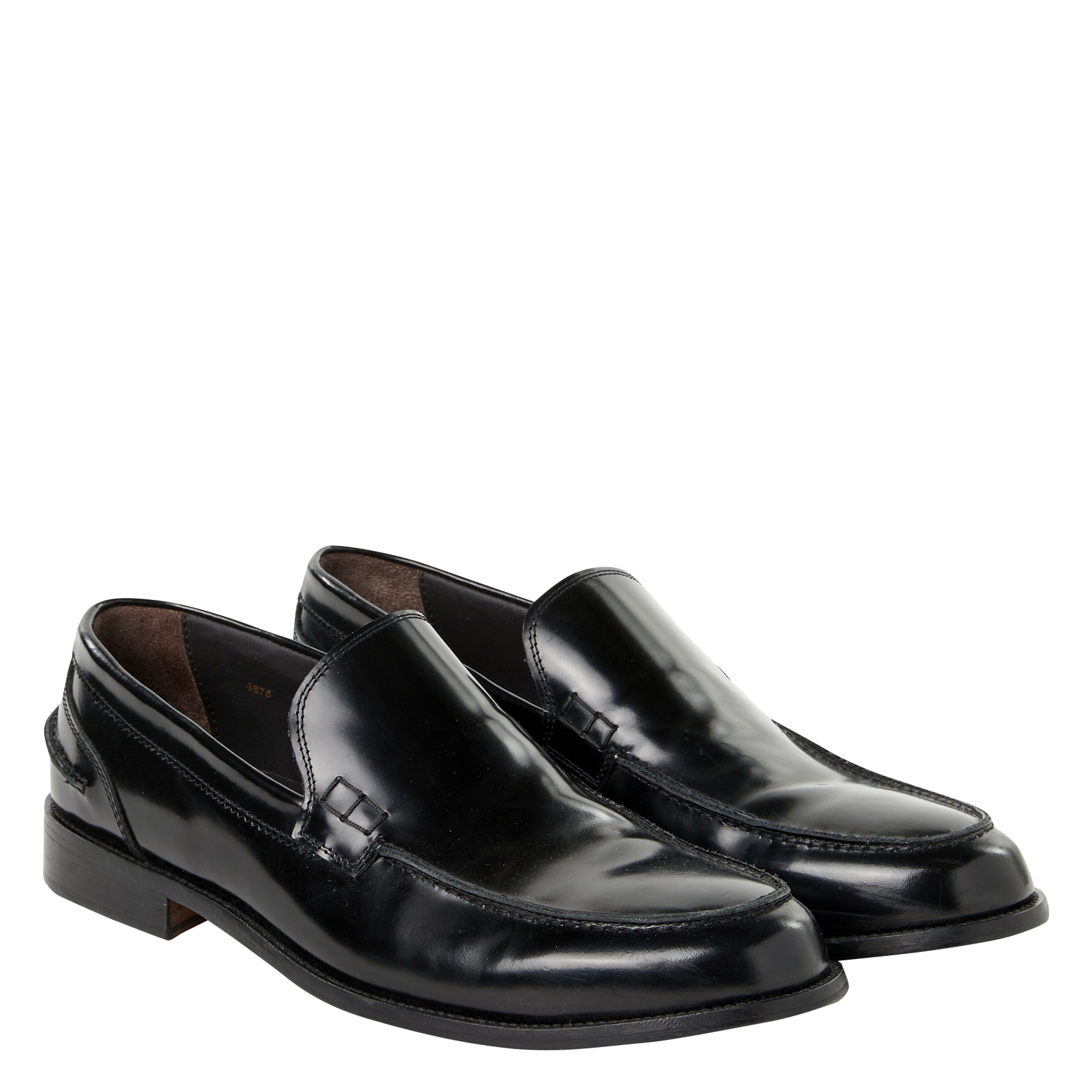 Smooth leather loafers SAISON 1865 Black