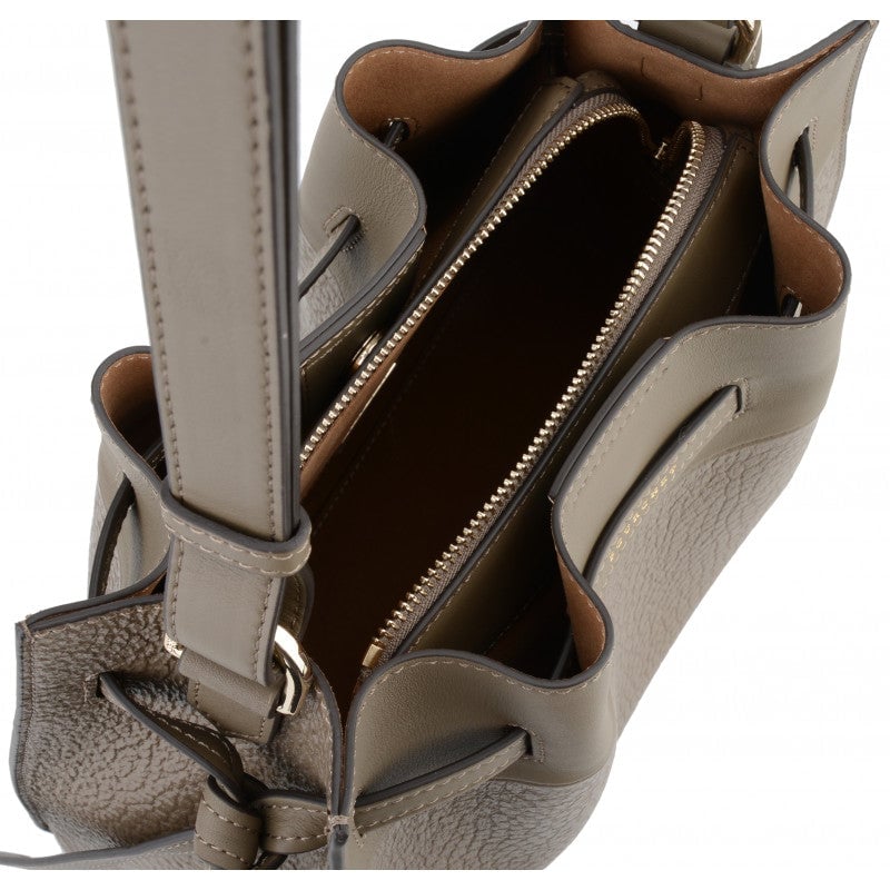 Shoulder bag - cowhide leather POURCHET Brown