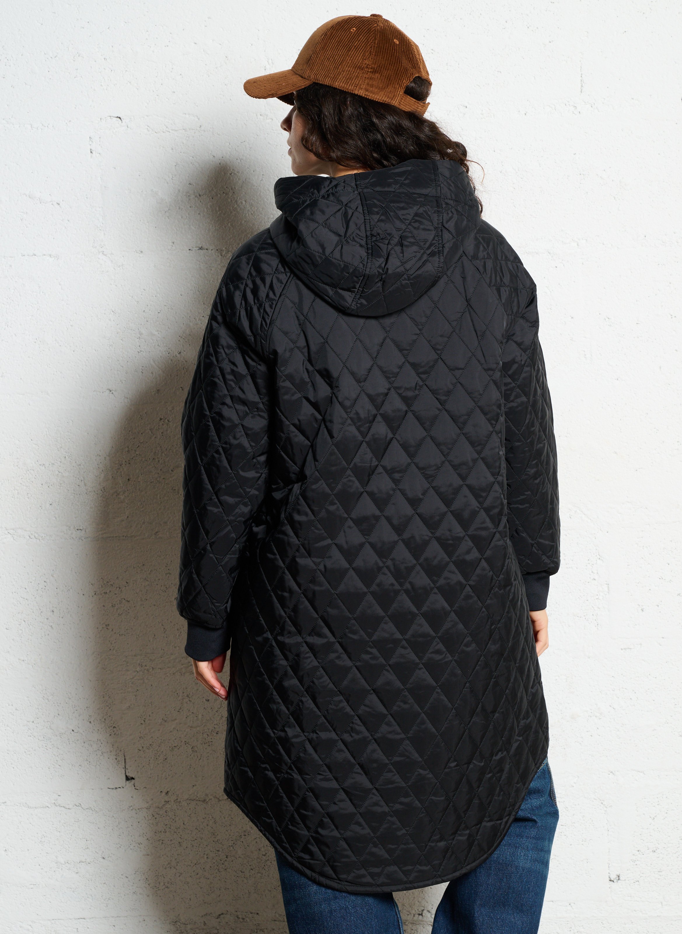 Veste matelassée col capuche BARBOUR Noir