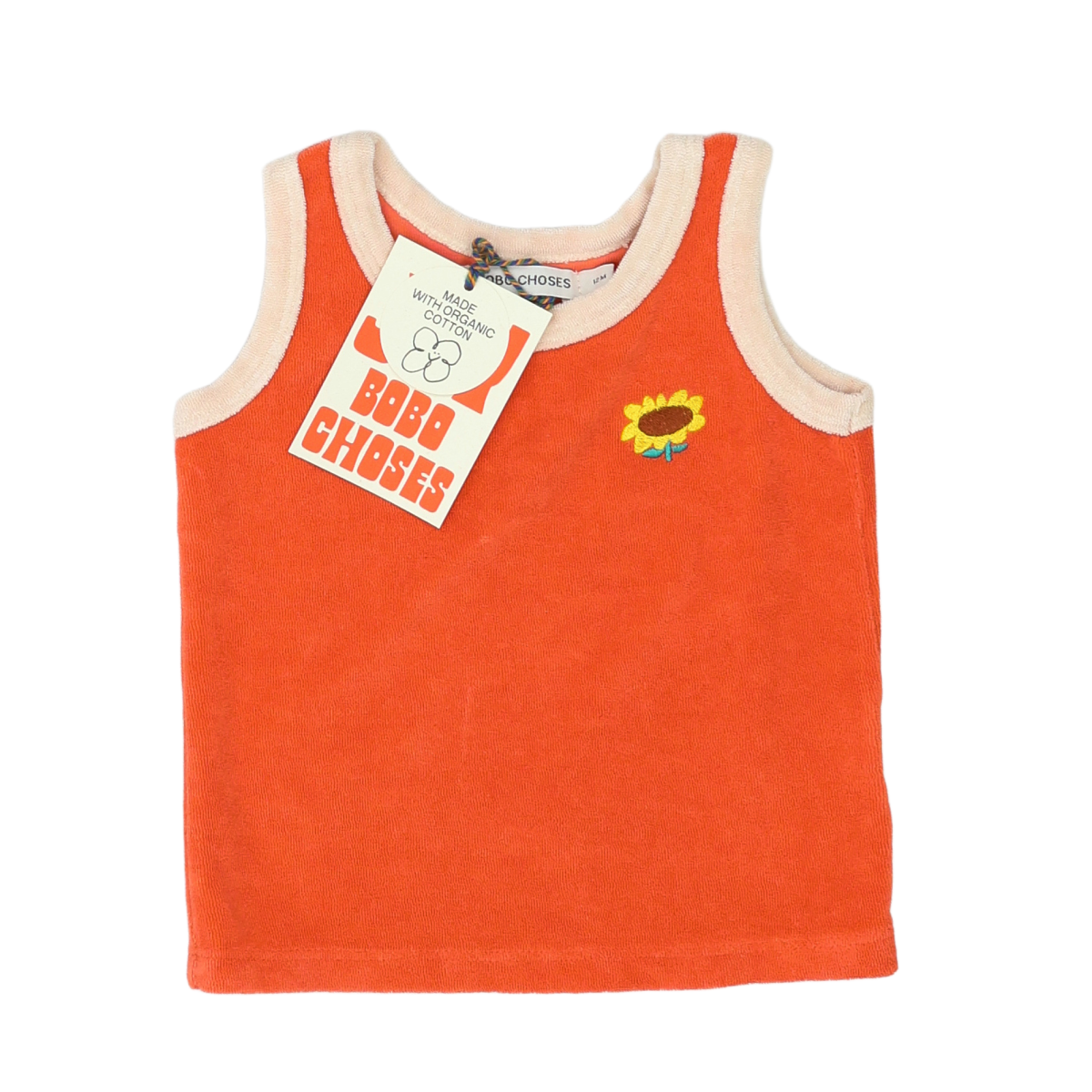 Red Baby Tank Top - 12 months BOBO CHOSES - Seconde Main Red