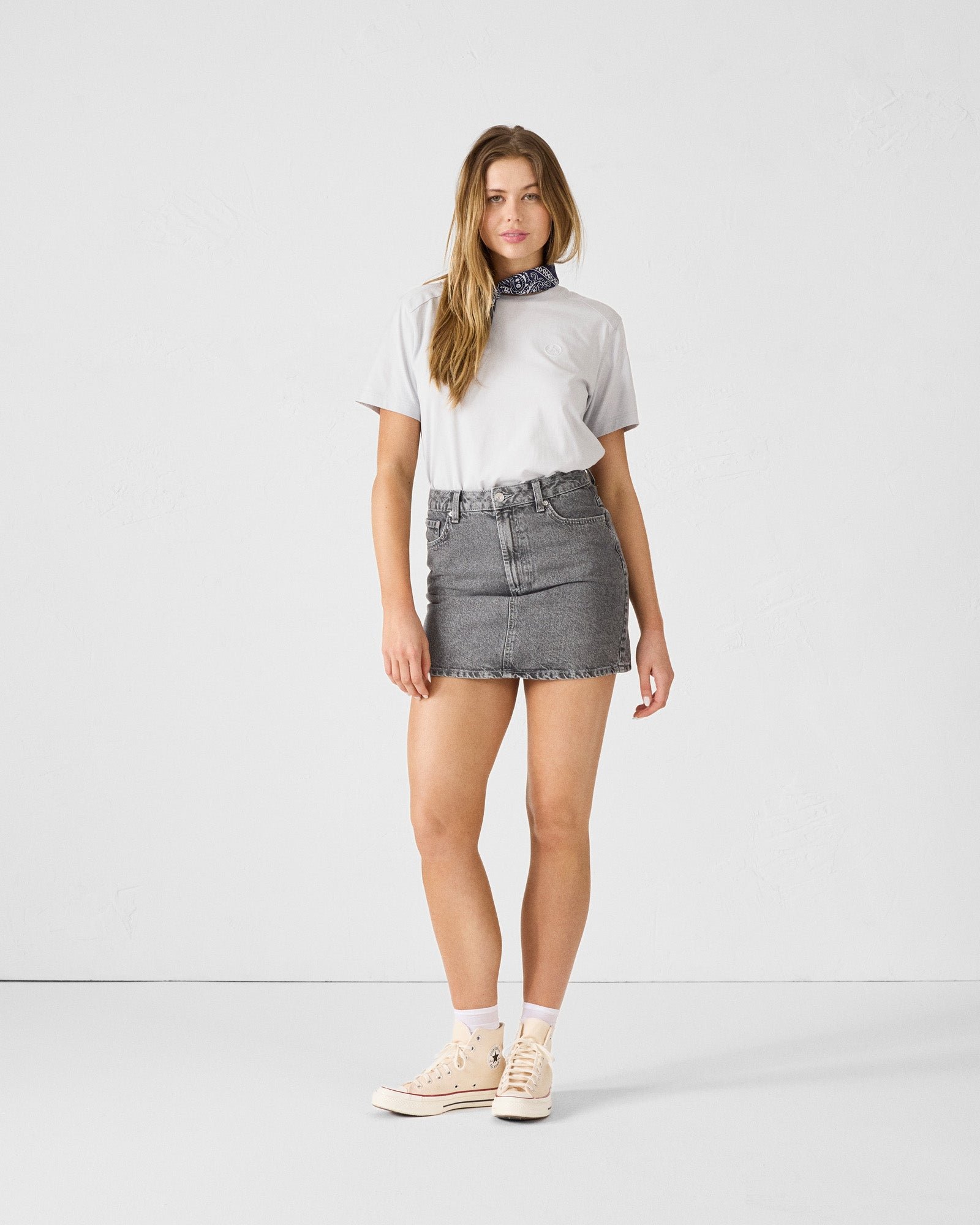 Round neck cotton T-shirt JOTT Grey