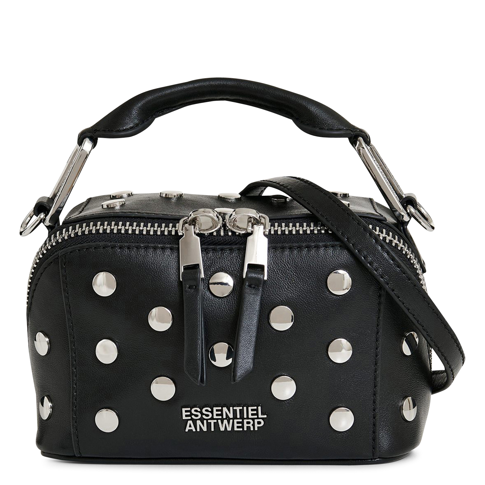 Brieftasche aus Leder ESSENTIEL ANTWERP Schwarz