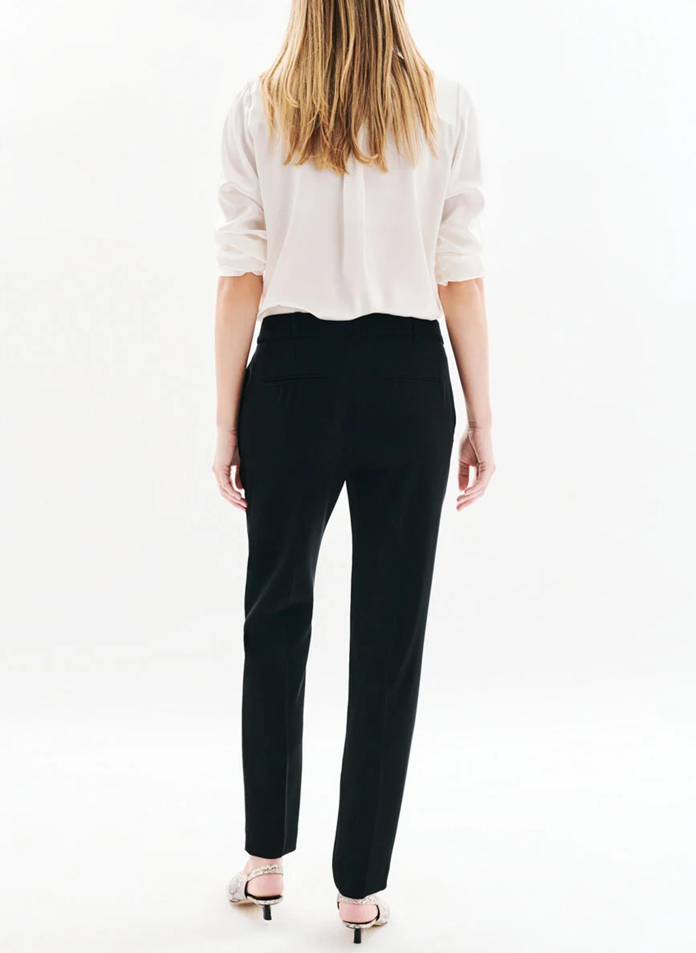 Pantalon droit CAROLL Noir