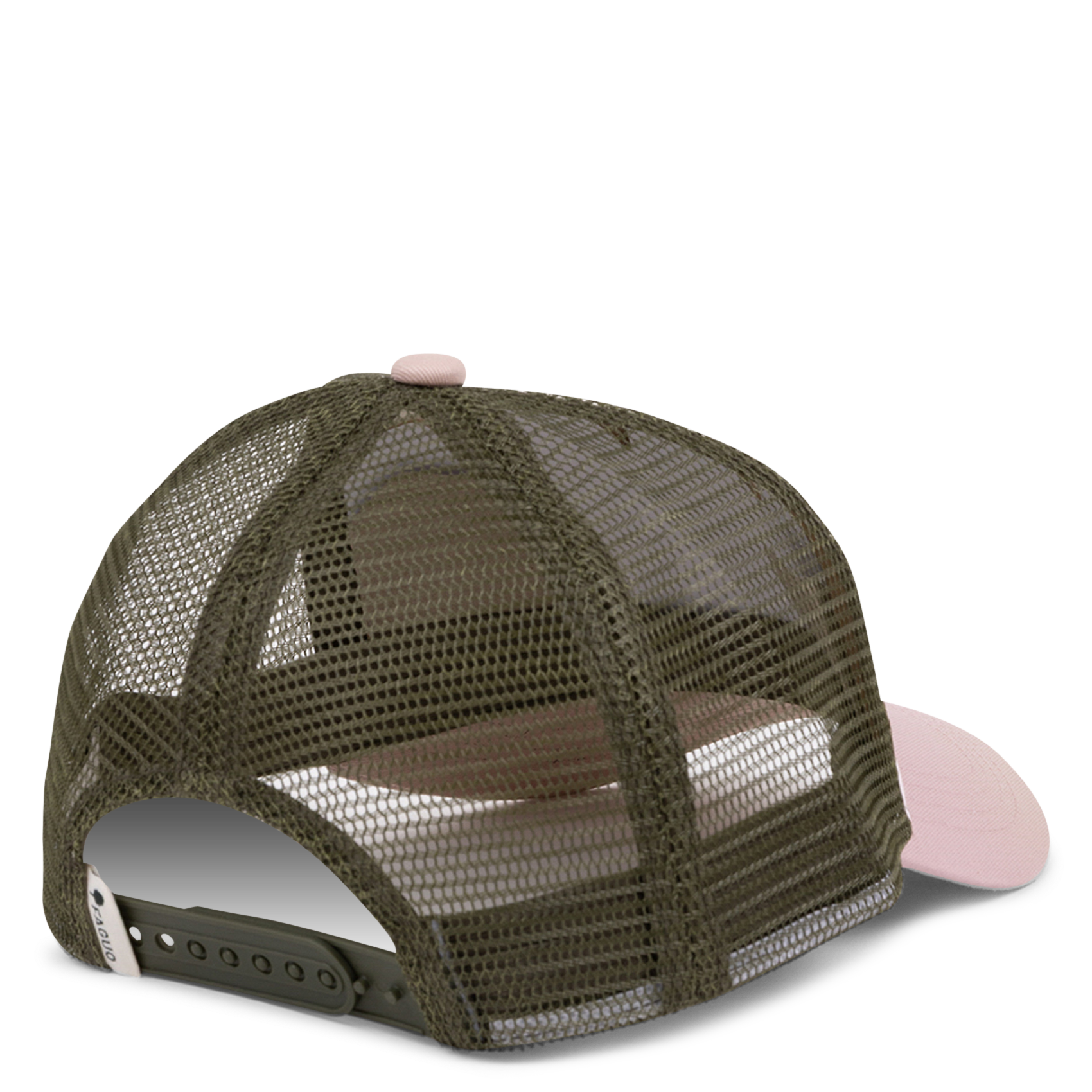 Casquette brodée en coton recyclé FAGUO Rose