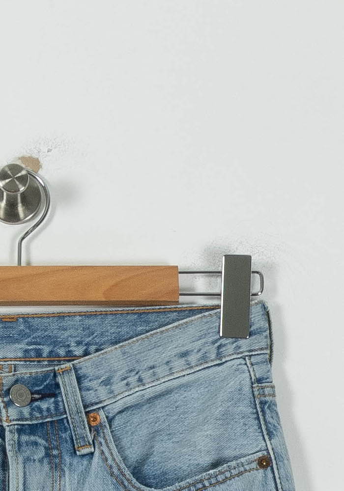 Cropped slim jeans with studs LEVI'S - Seconde main Blue