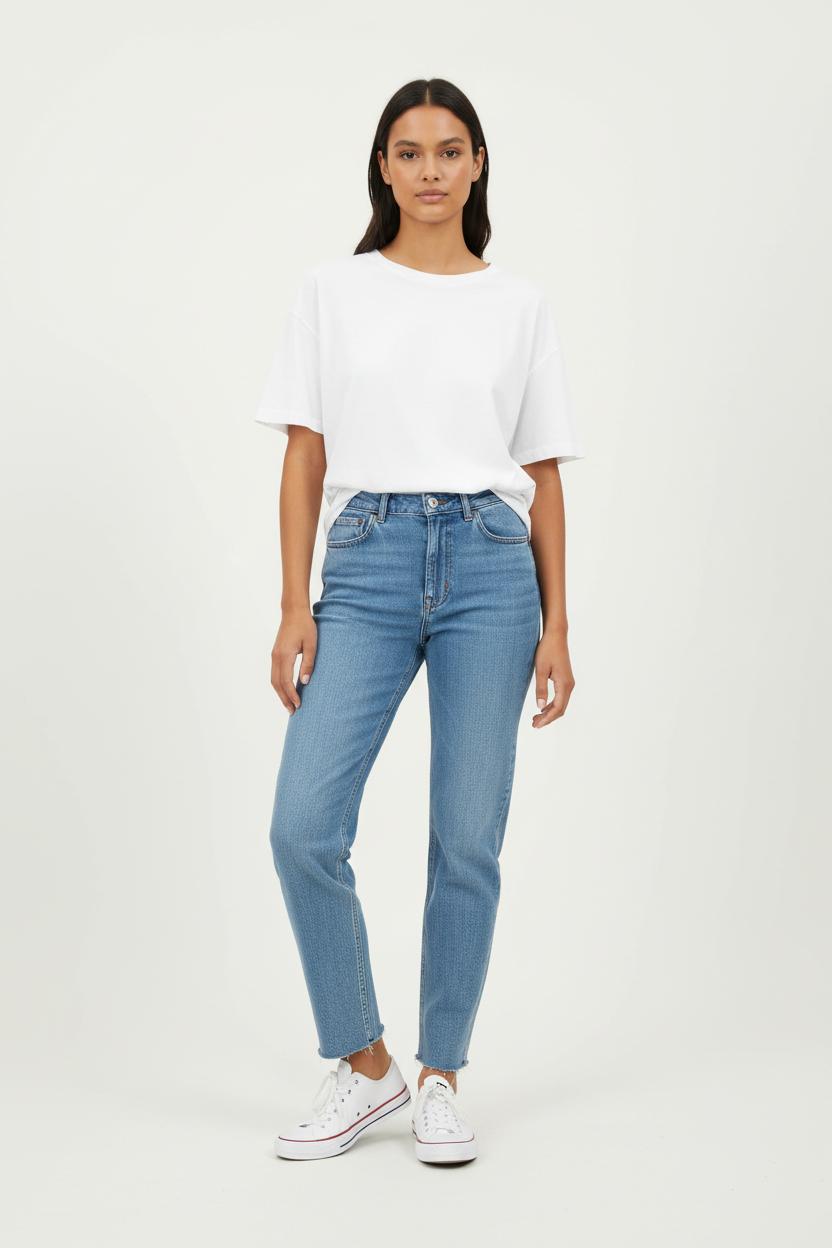 Cropped slim jeans with studs IRO - Seconde Main Blue