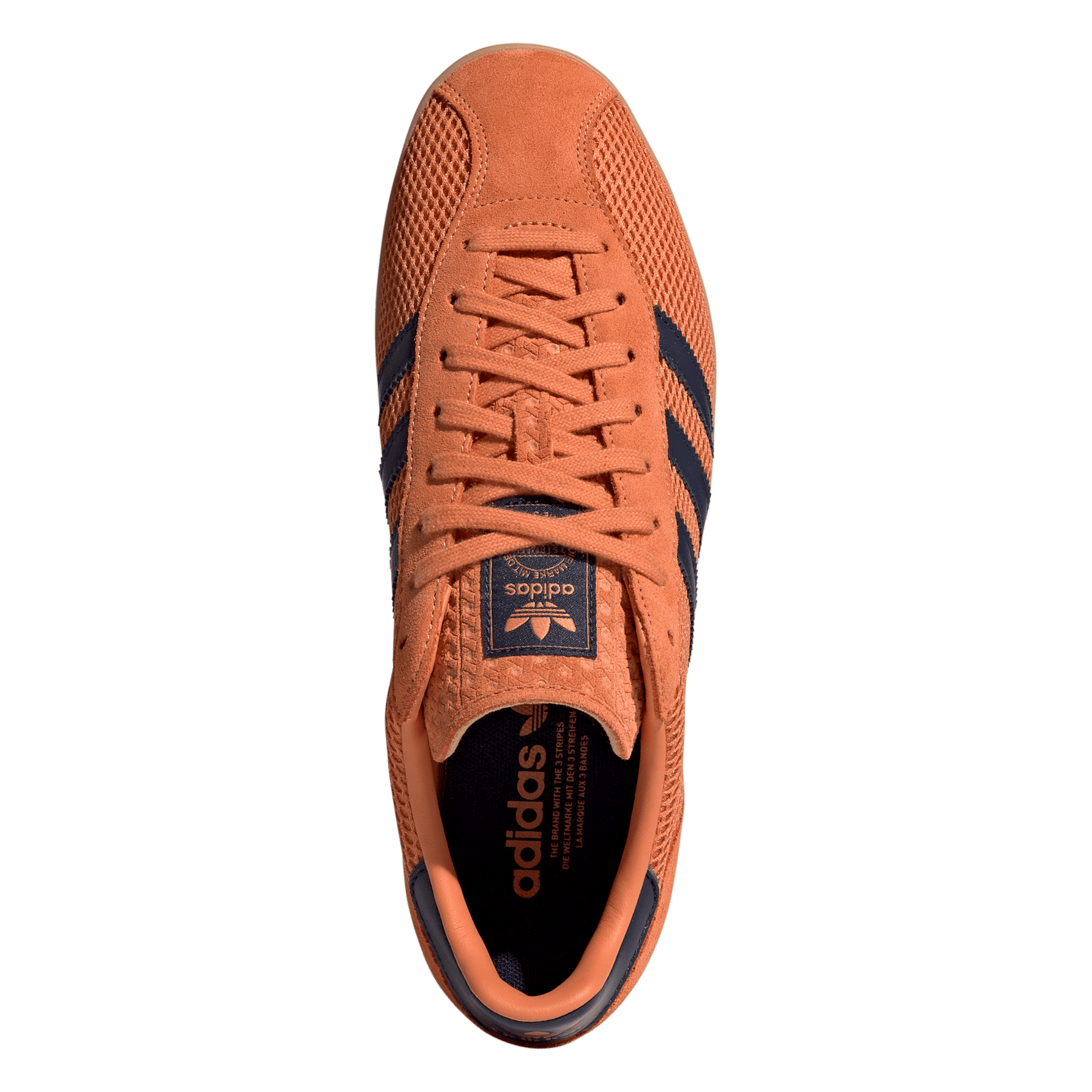 Niedrige Mesh-Sneaker ADIDAS Orange