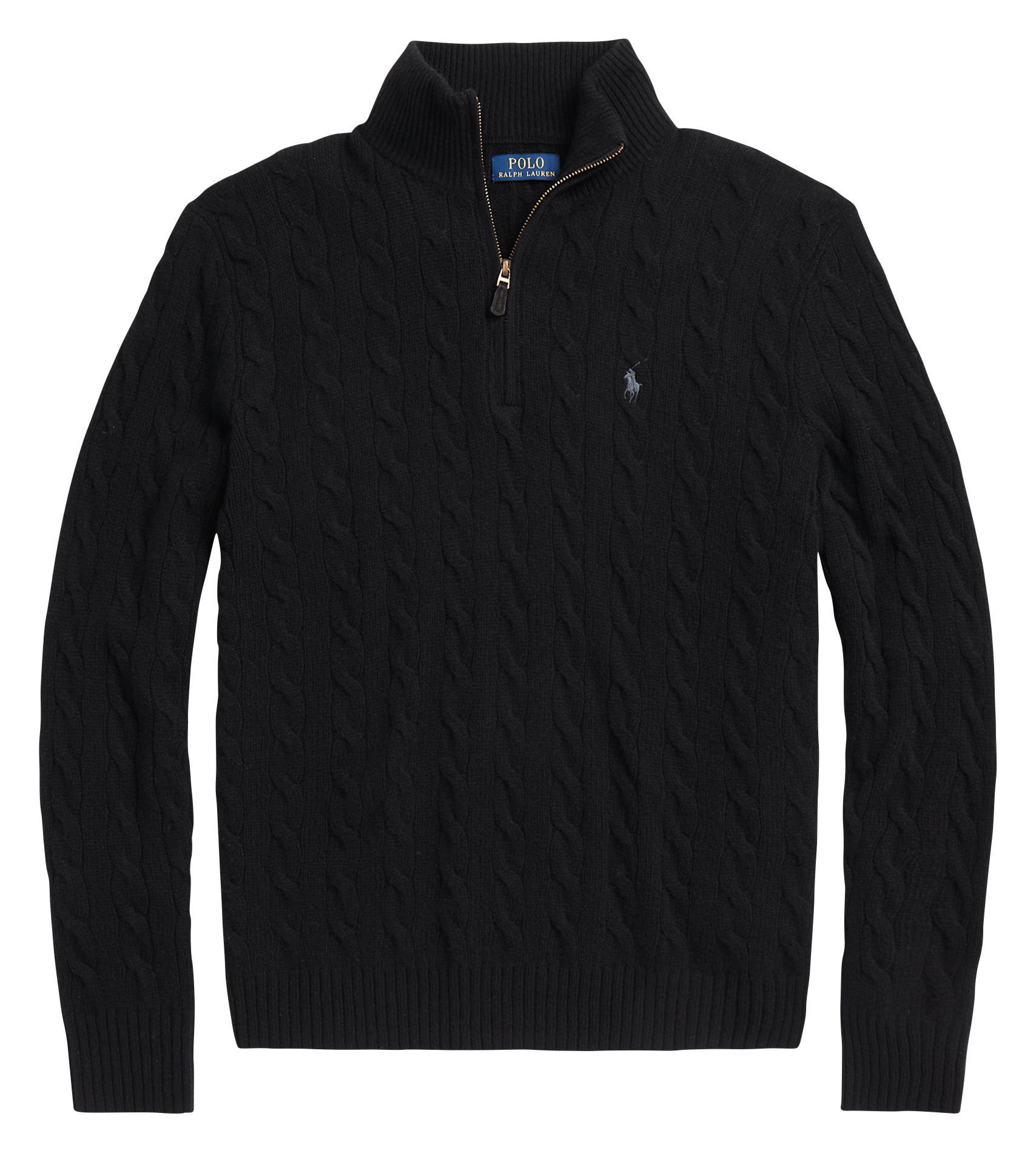 High-neck wool sweater POLO RALPH LAUREN Black