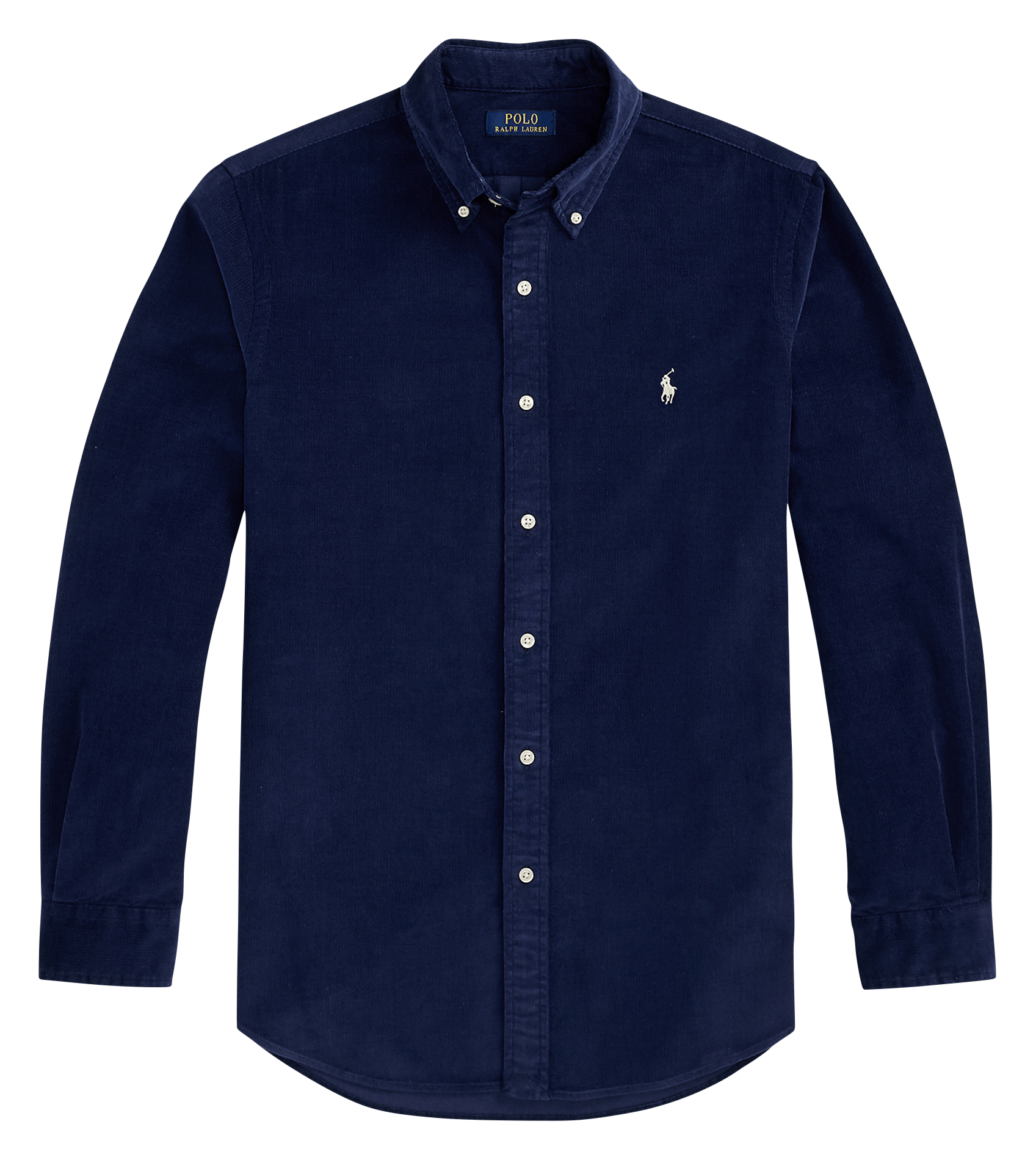 Regular-fit corduroy shirt with button-down collar POLO RALPH LAUREN Blue