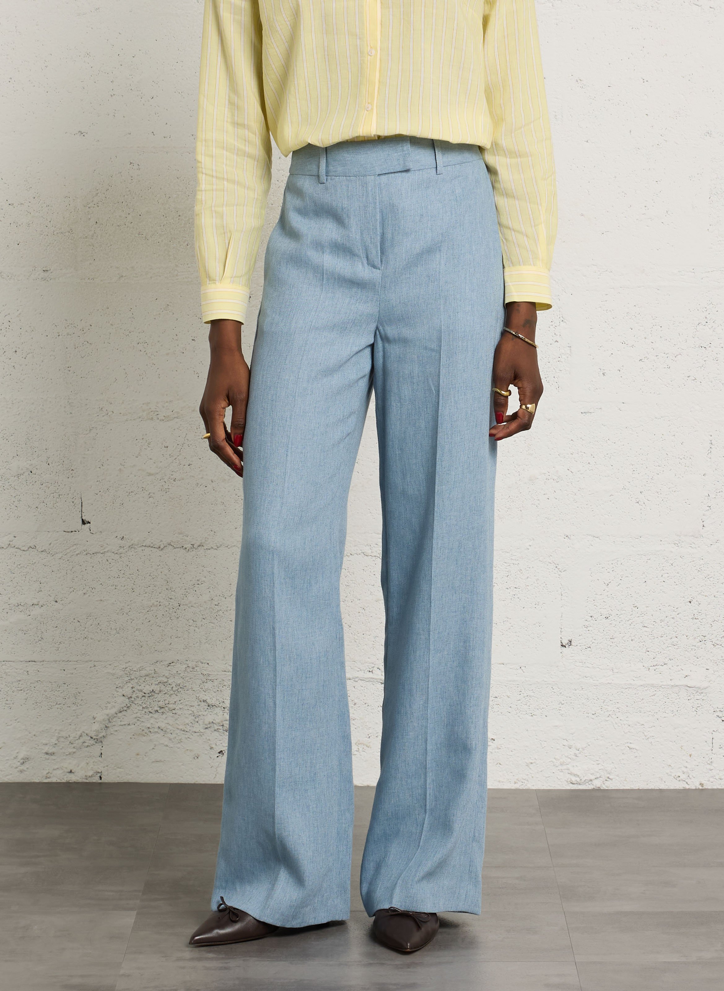 Pleated trousers MAISON 123 Blue