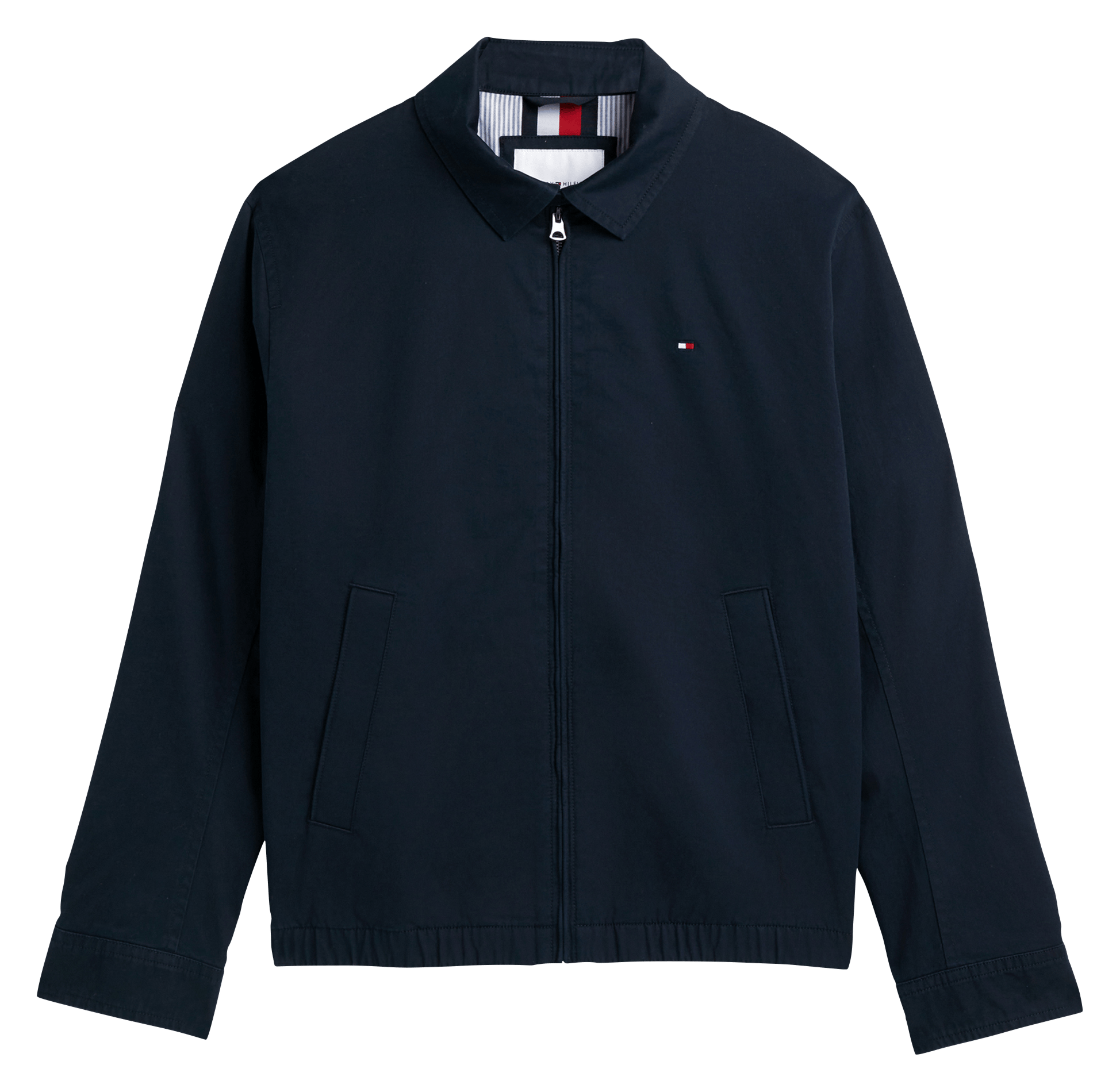 Veste droite col classique unie TOMMY HILFIGER Bleu