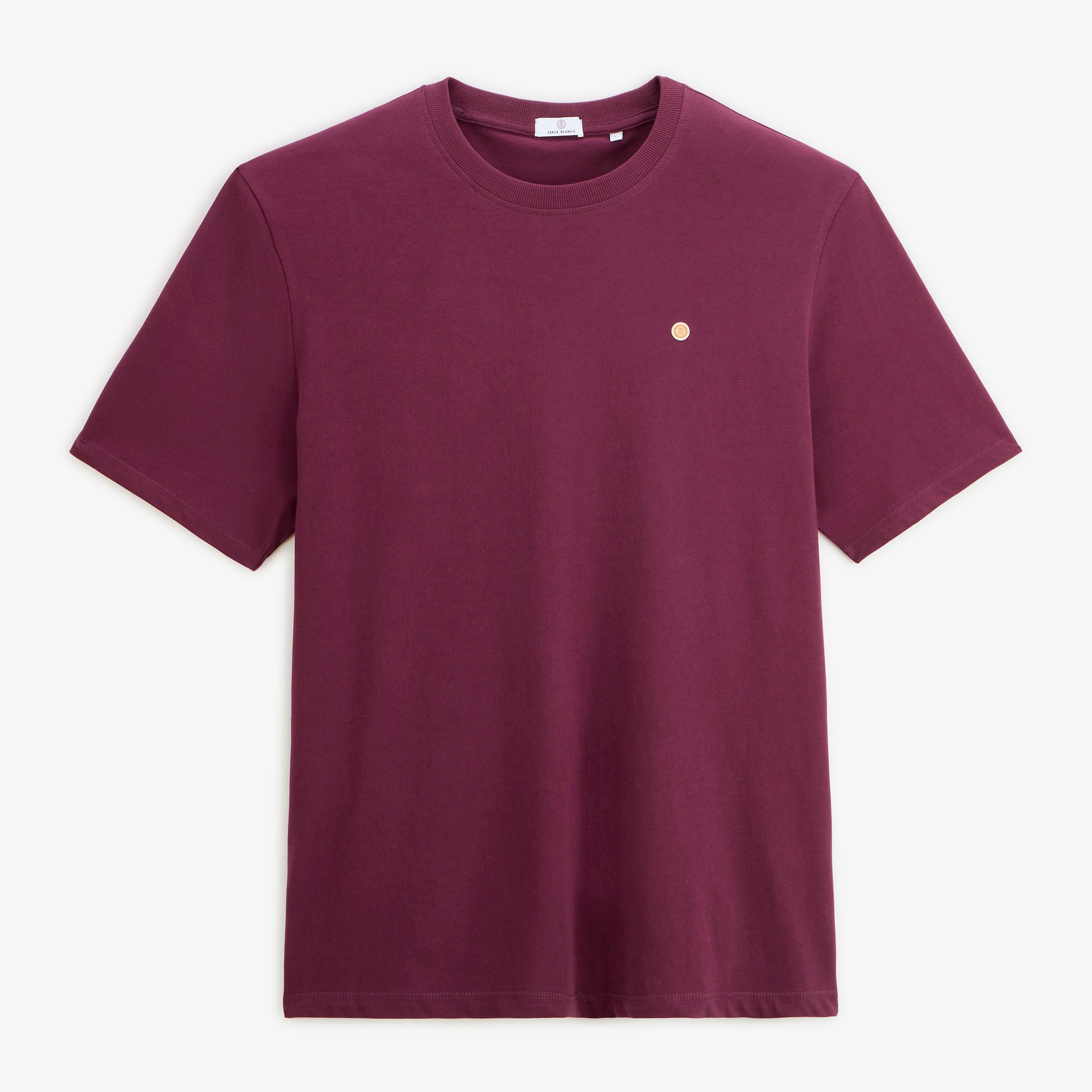 Short-sleeved cotton printed T-shirt with blanco squad red vine back SERGE BLANCO Red