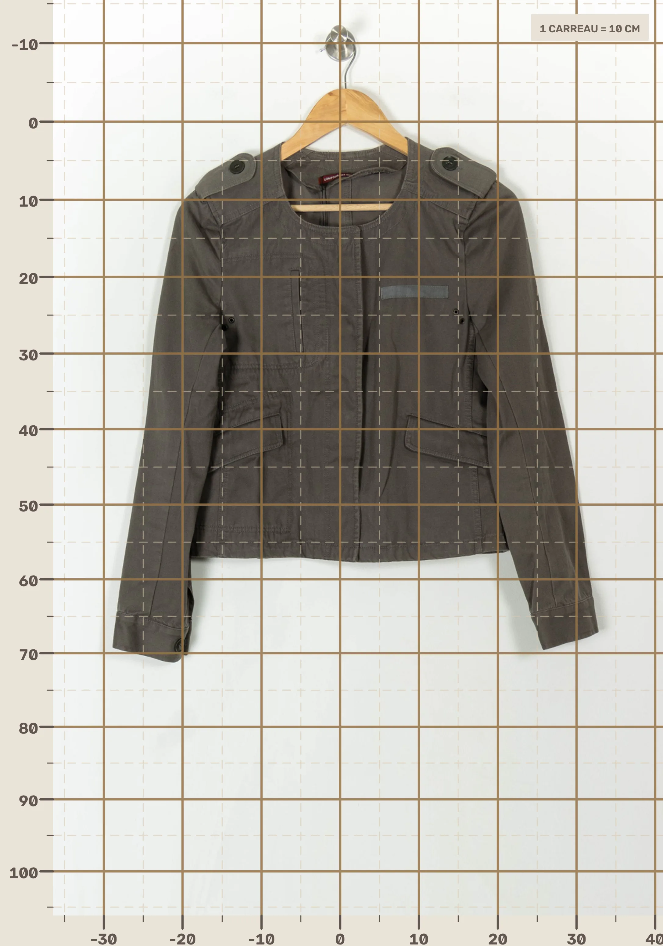 Jacket COMPTOIR DES COTONNIERS - Seconde main Grey