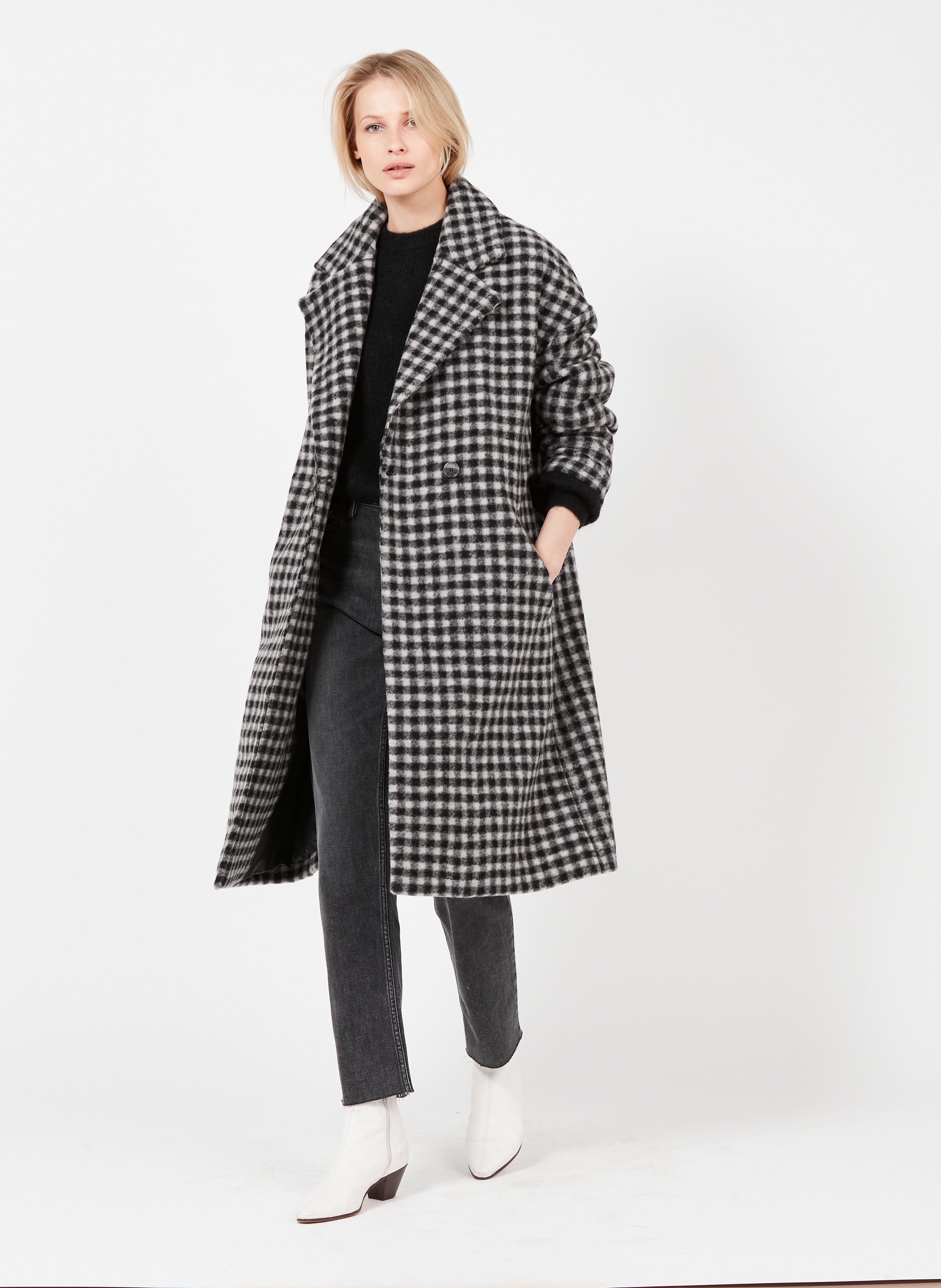 checkered coats