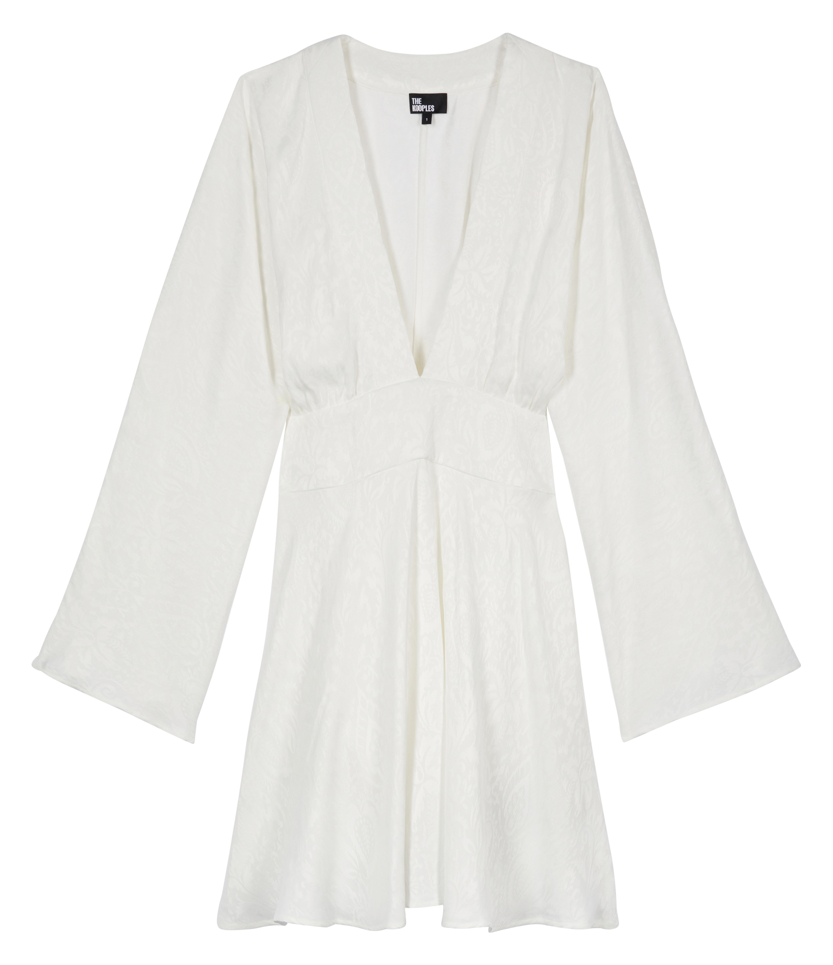 Robe courte jacquard  THE KOOPLES Blanc