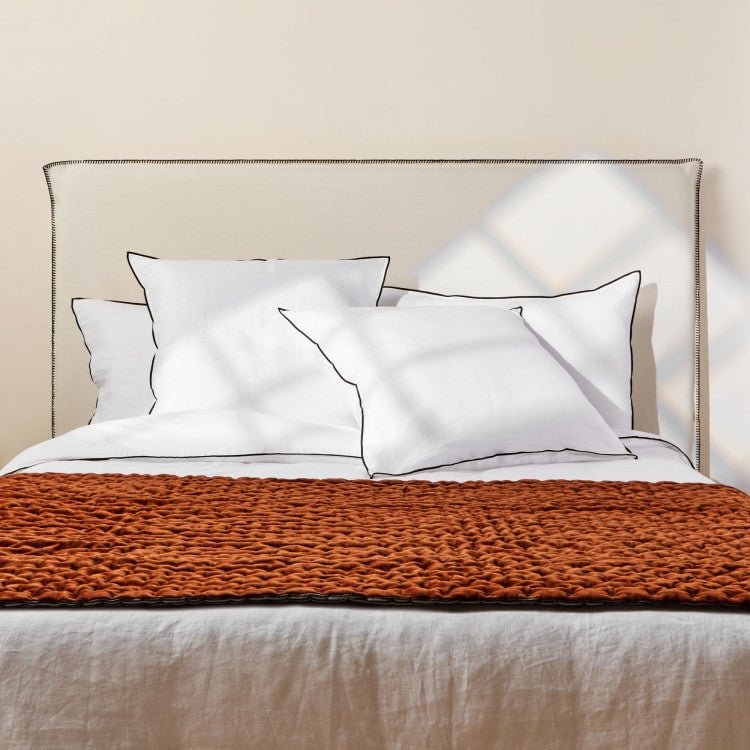 MALO - Linen quilt MADURA Orange