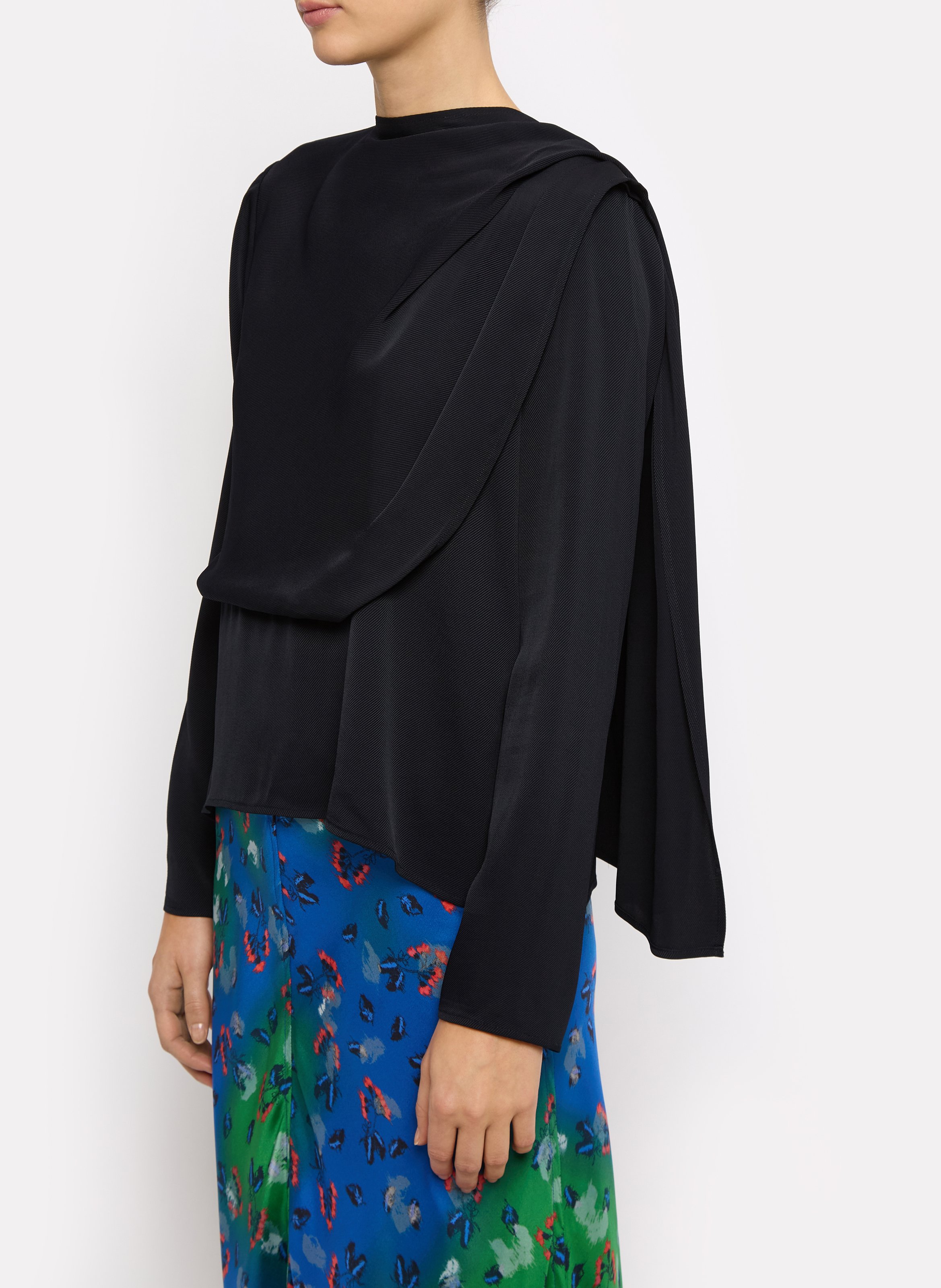 Top droit à col rond ROSEANNA Bleu