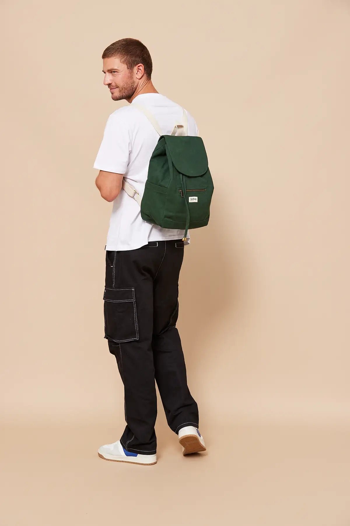 Cotton backpack Green