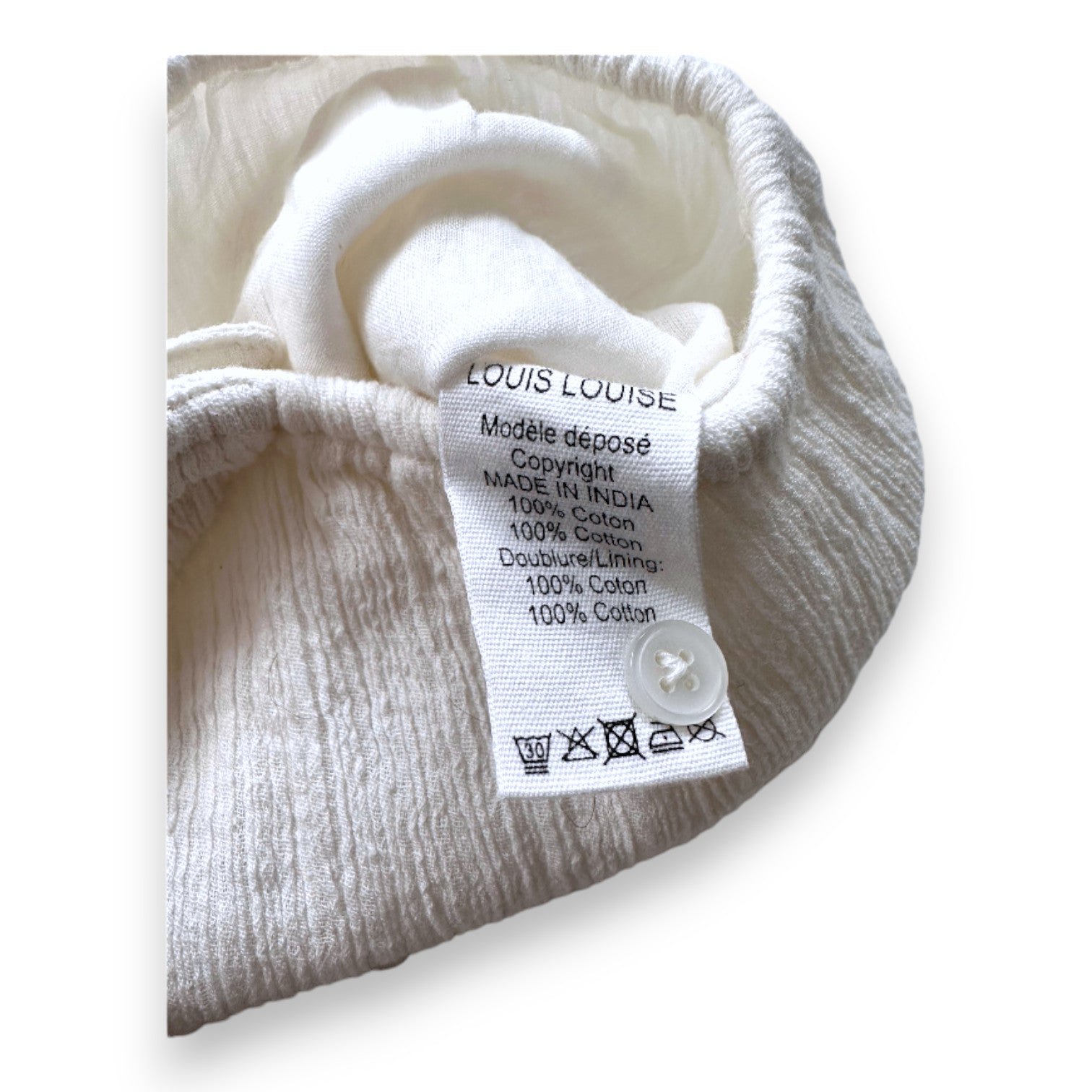 Beige Baby Romper - 12 months LOUIS LOUISE - Seconde Main Beige