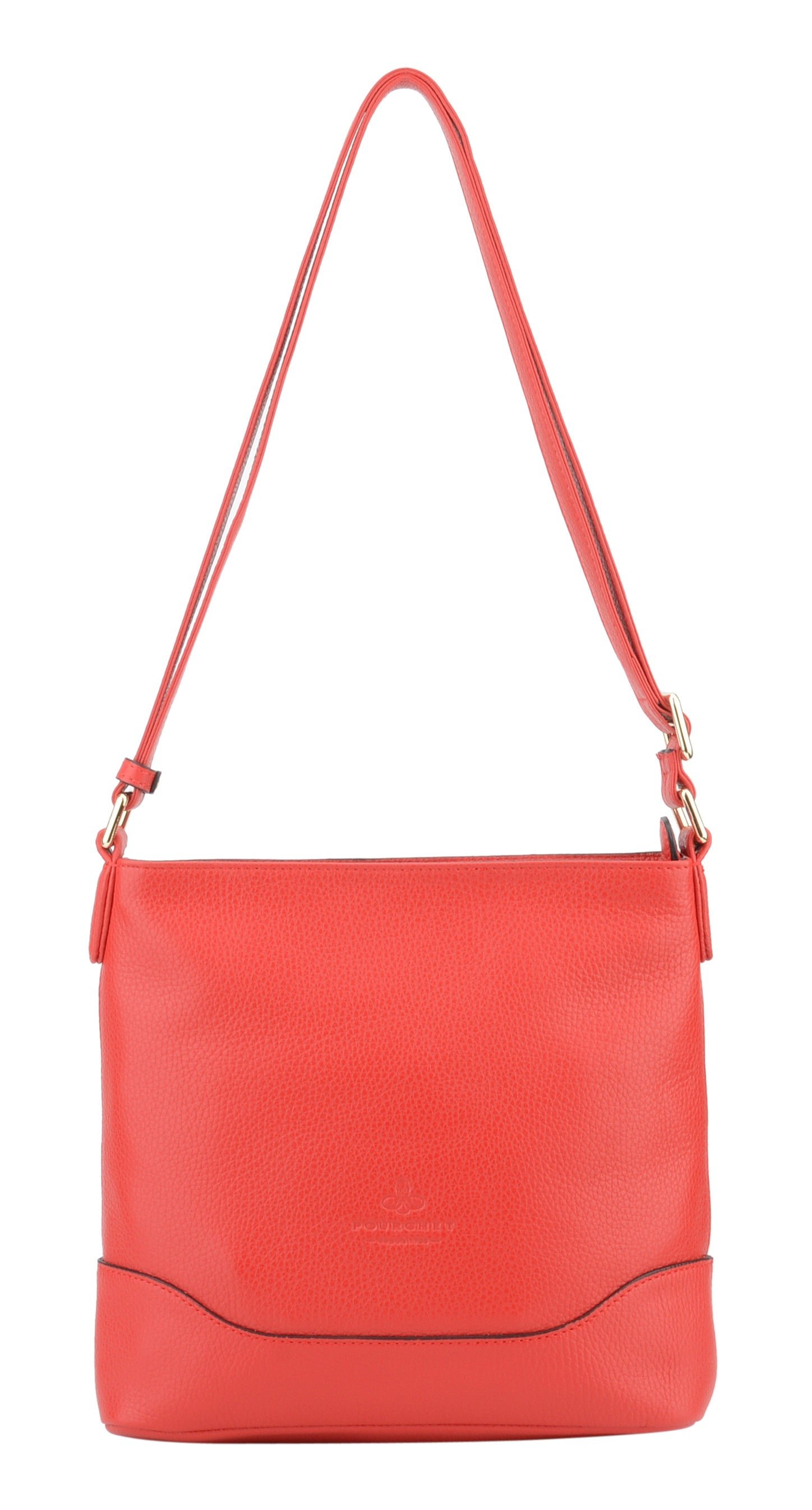Red crossbody bag POURCHET Red