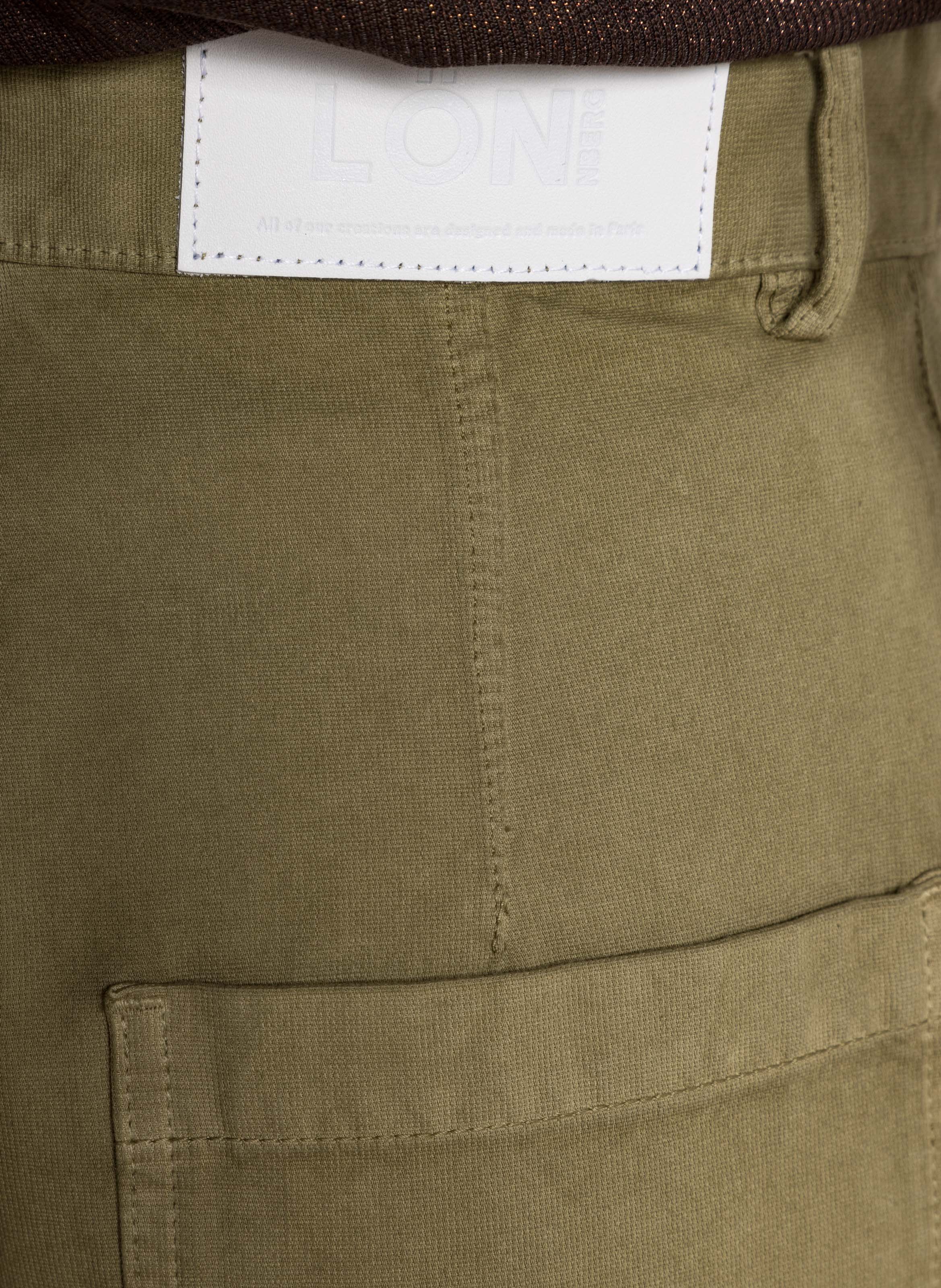 Wide cotton trousers  MARGAUX LONNBERG Green