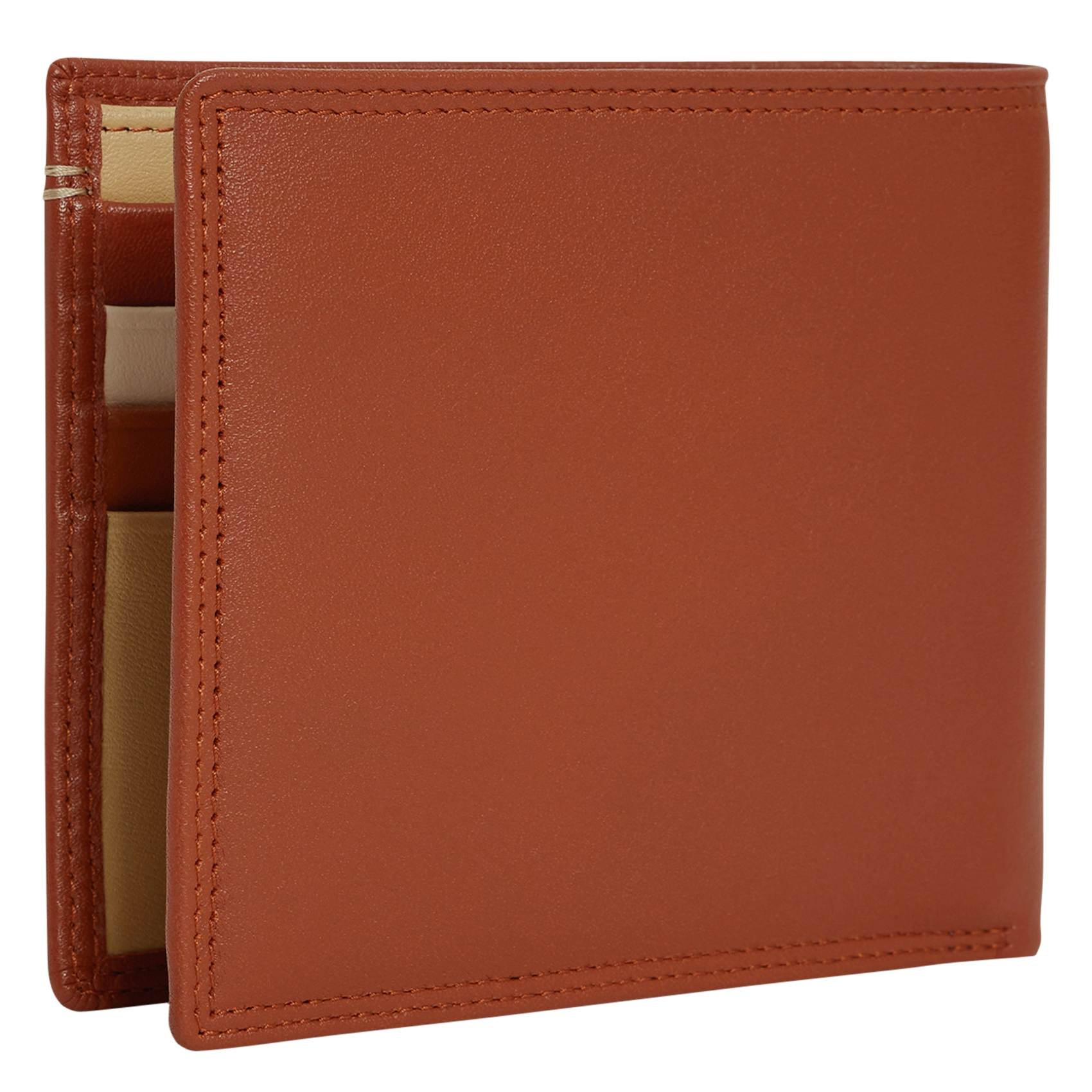 Kleine, leren portemonnee LE TANNEUR Veelkleurig