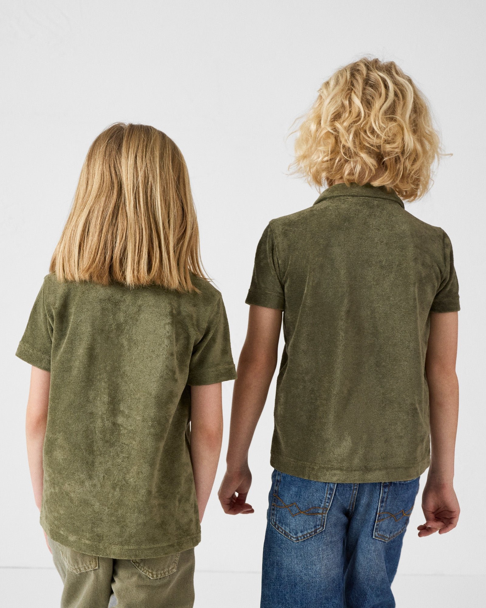 Terry cloth polo JOTT Green