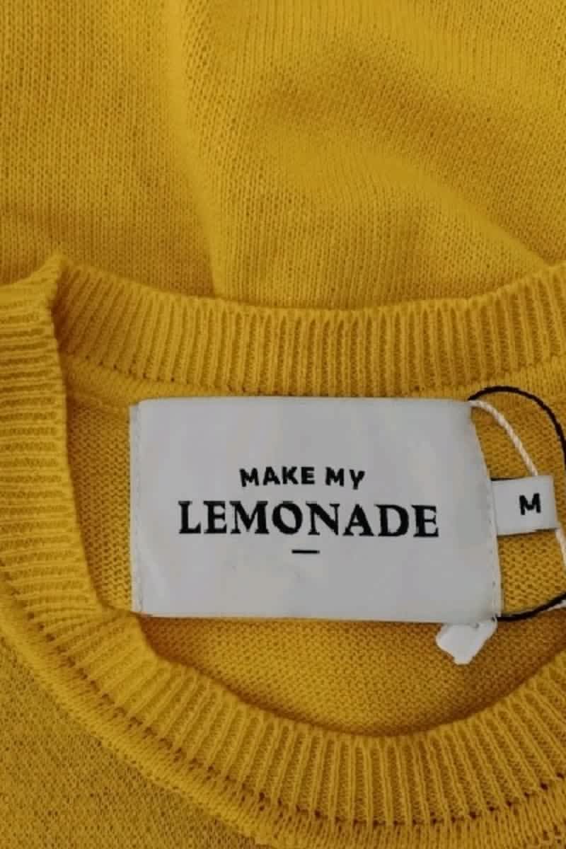 Sweatshirt MAKE MY LEMONADE - Seconde Main Yellow