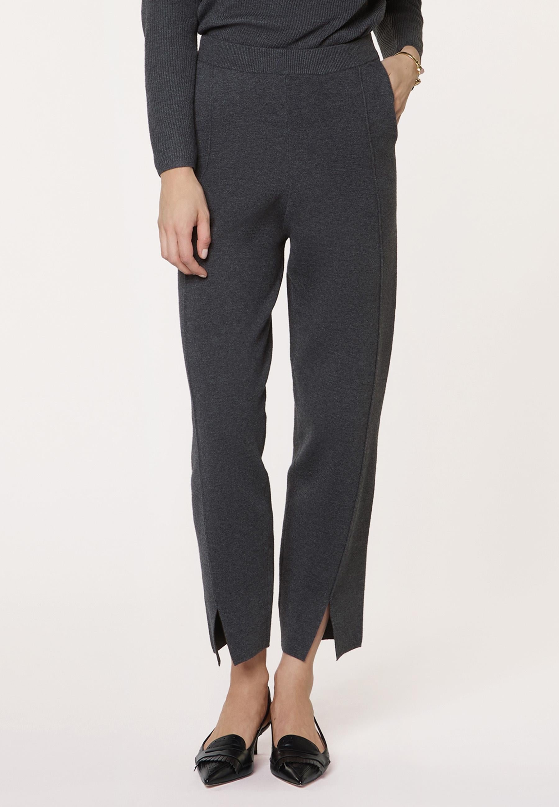 Milano knit cigarette pants RODIER Grey