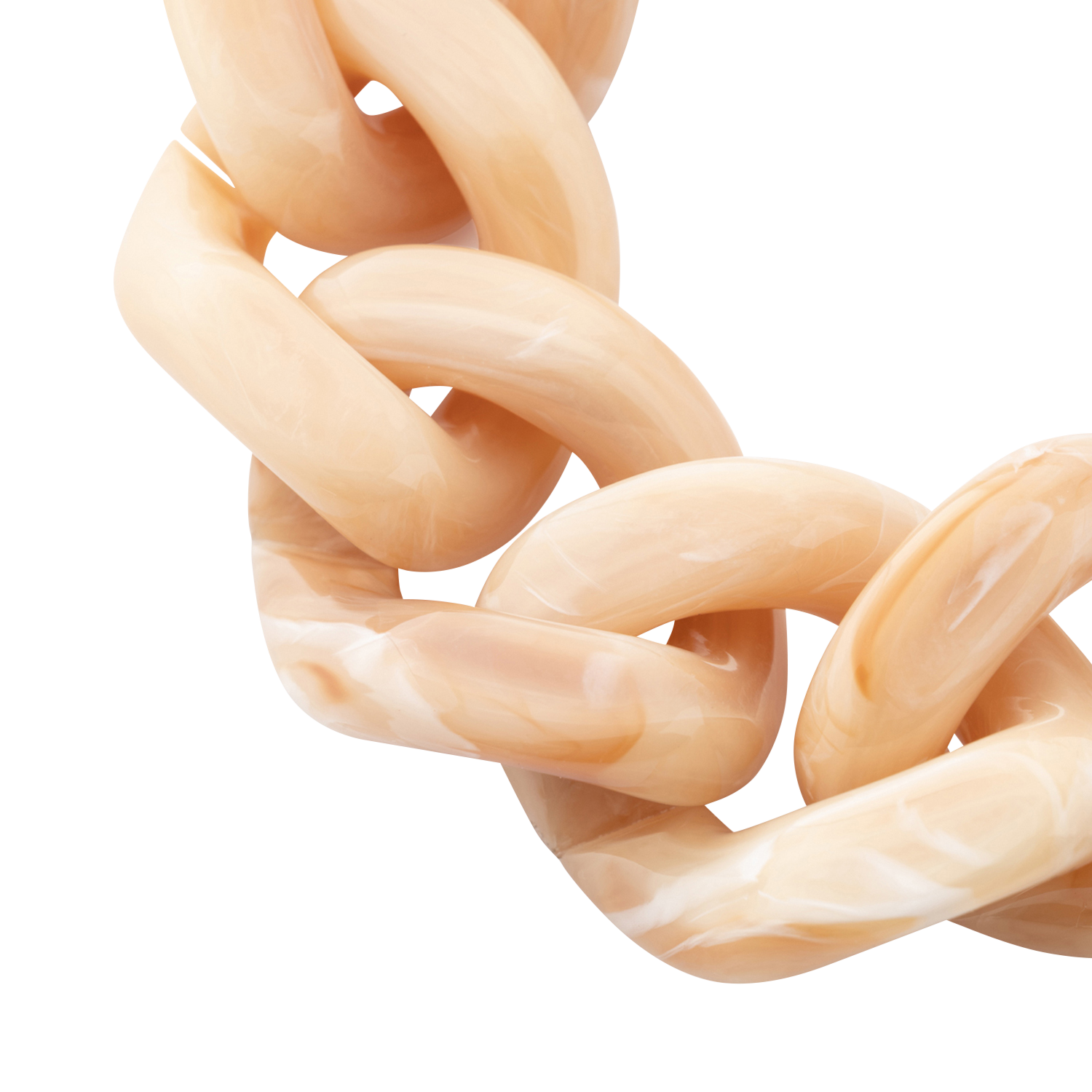 Armband mit flachen Gliedern VANESSA BARONI Beige