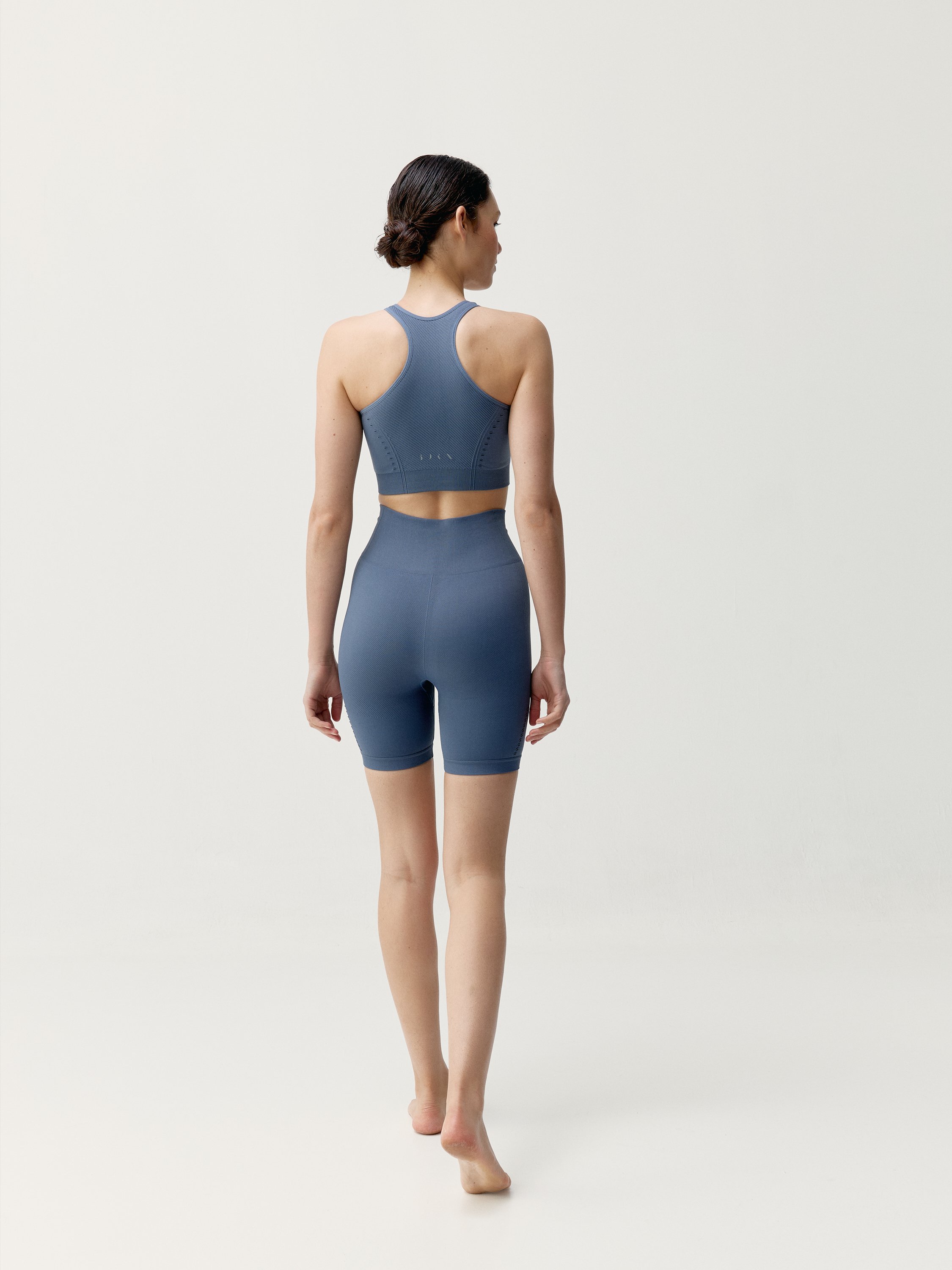 Short women's cycling sportswear BORN LIVING YOGA Blue