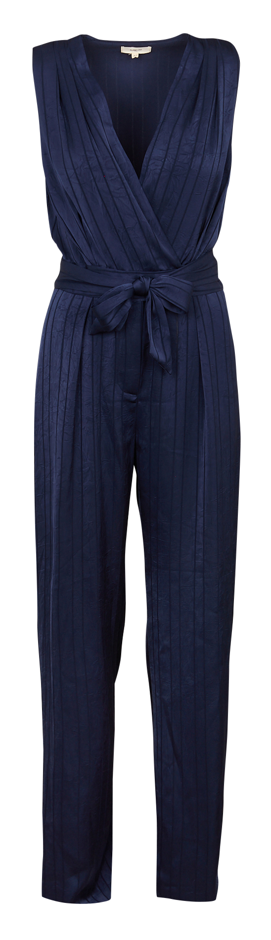 Combinaison col v à rayures SUNCOO Bleu