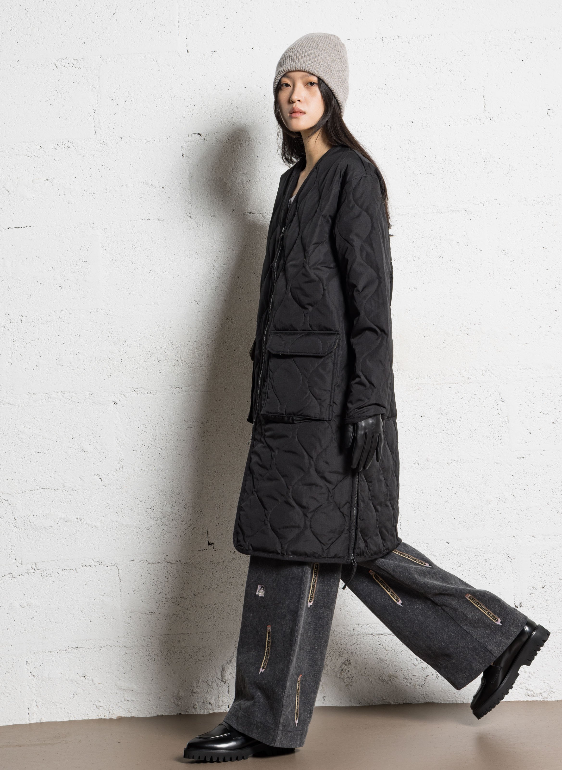 Jean large en coton STELLA NOVA Noir