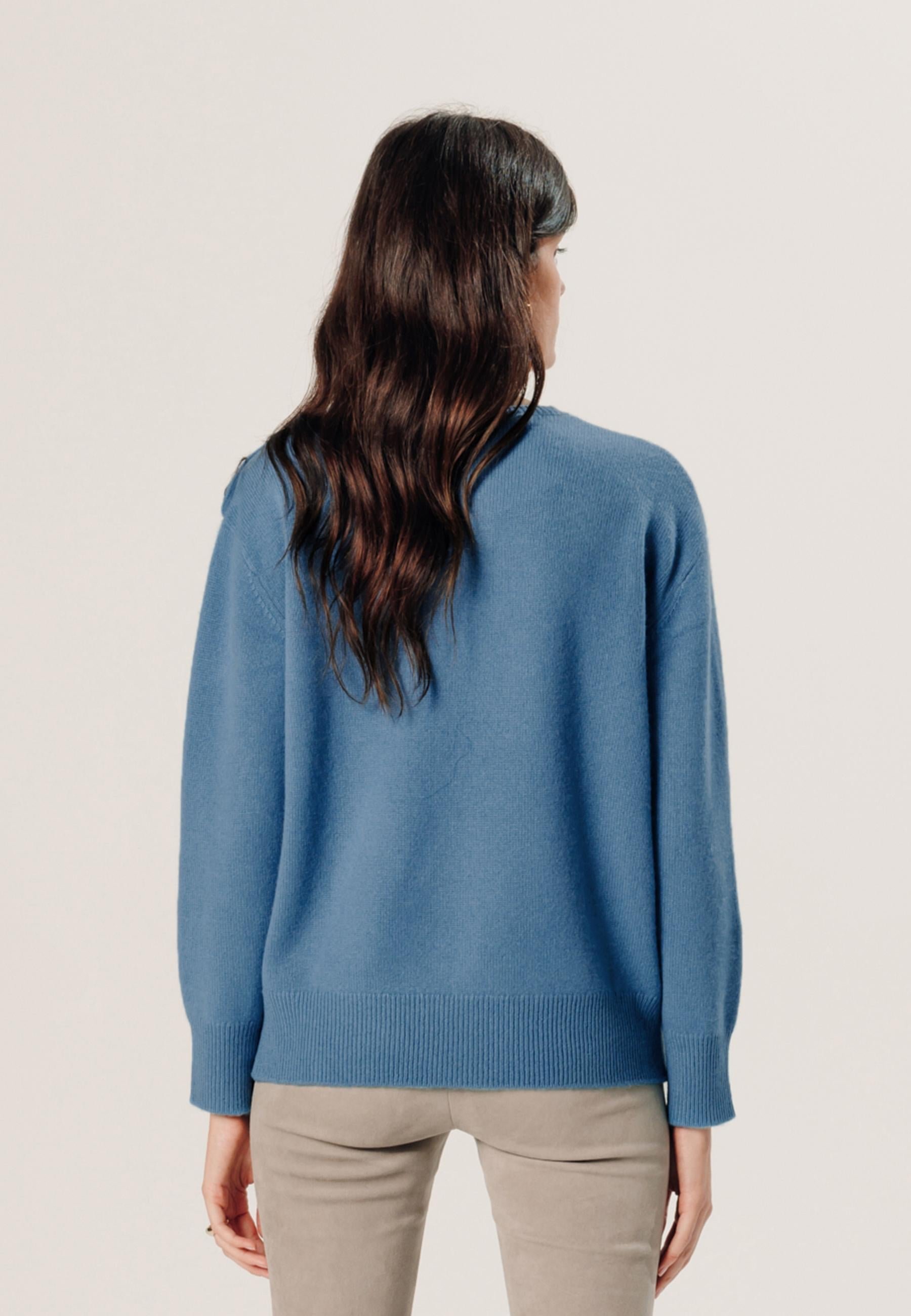 Oversized cashmere sweater RODIER Blue
