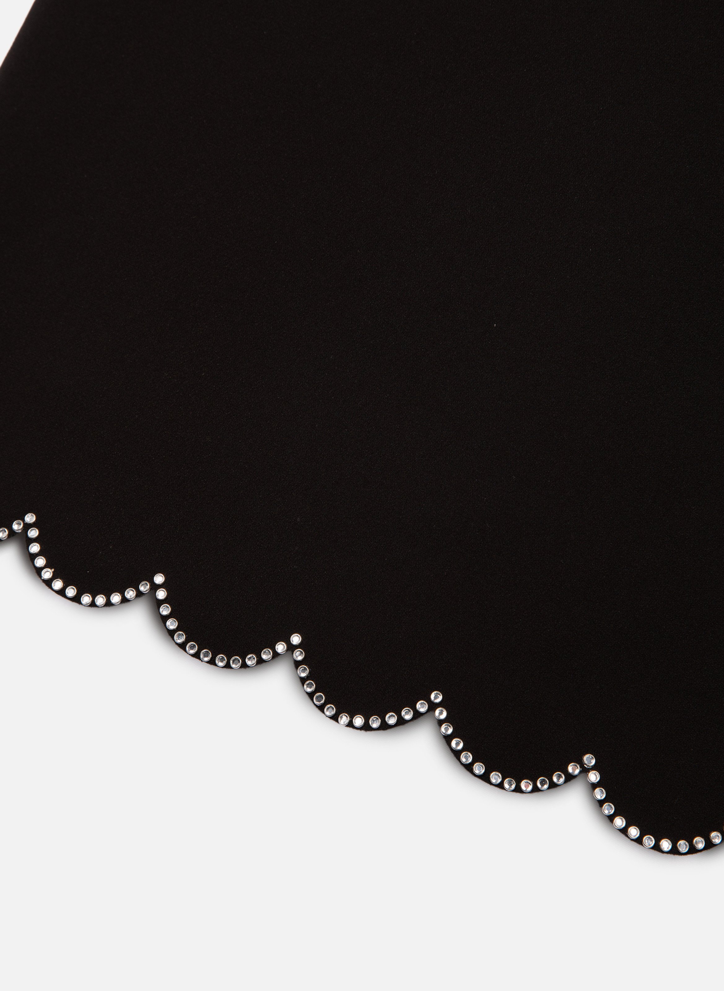 Short dress with rhinestone details THE KOOPLES Black