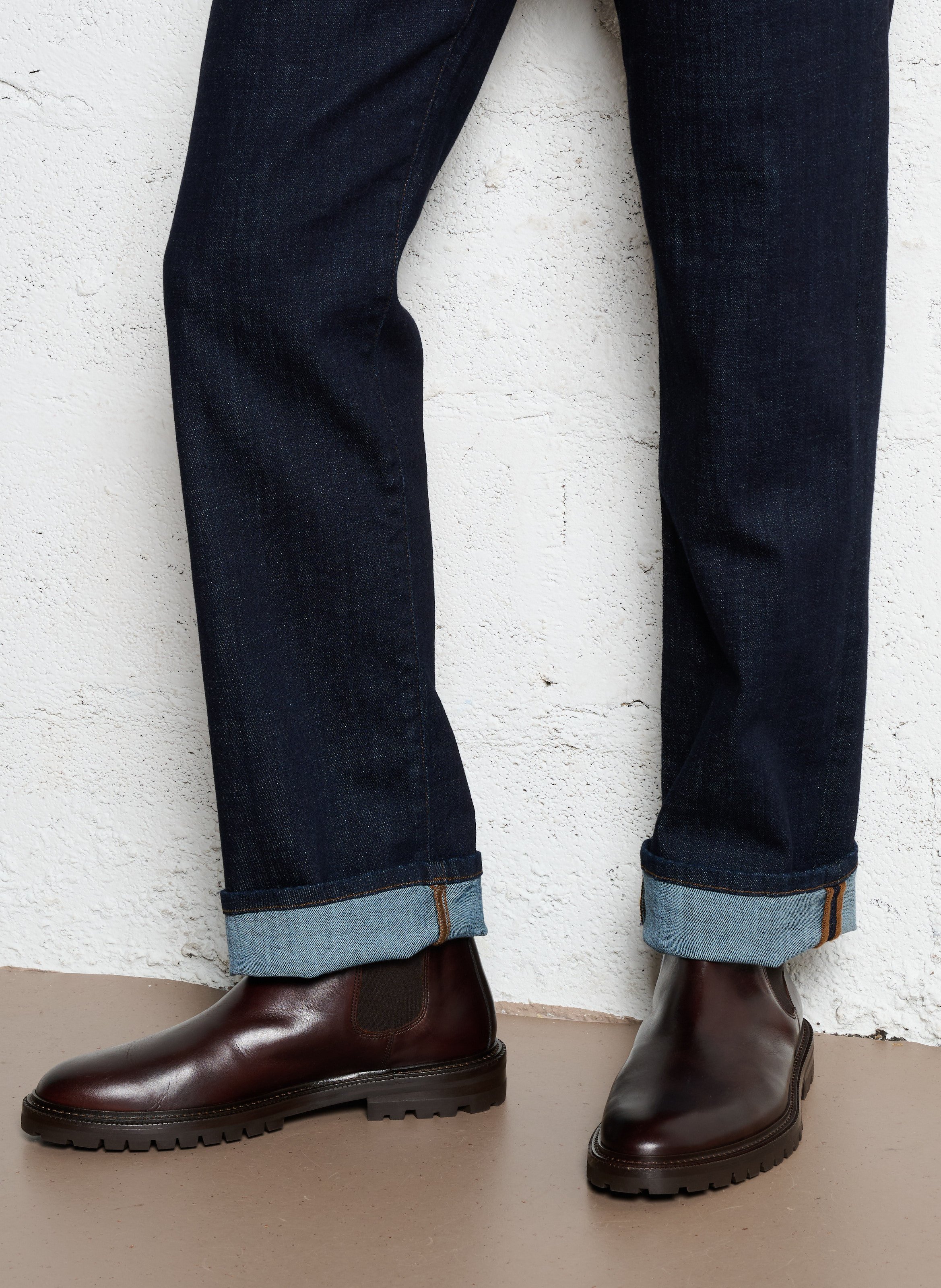 Bottines plates en cuir  BOBBIES Marron