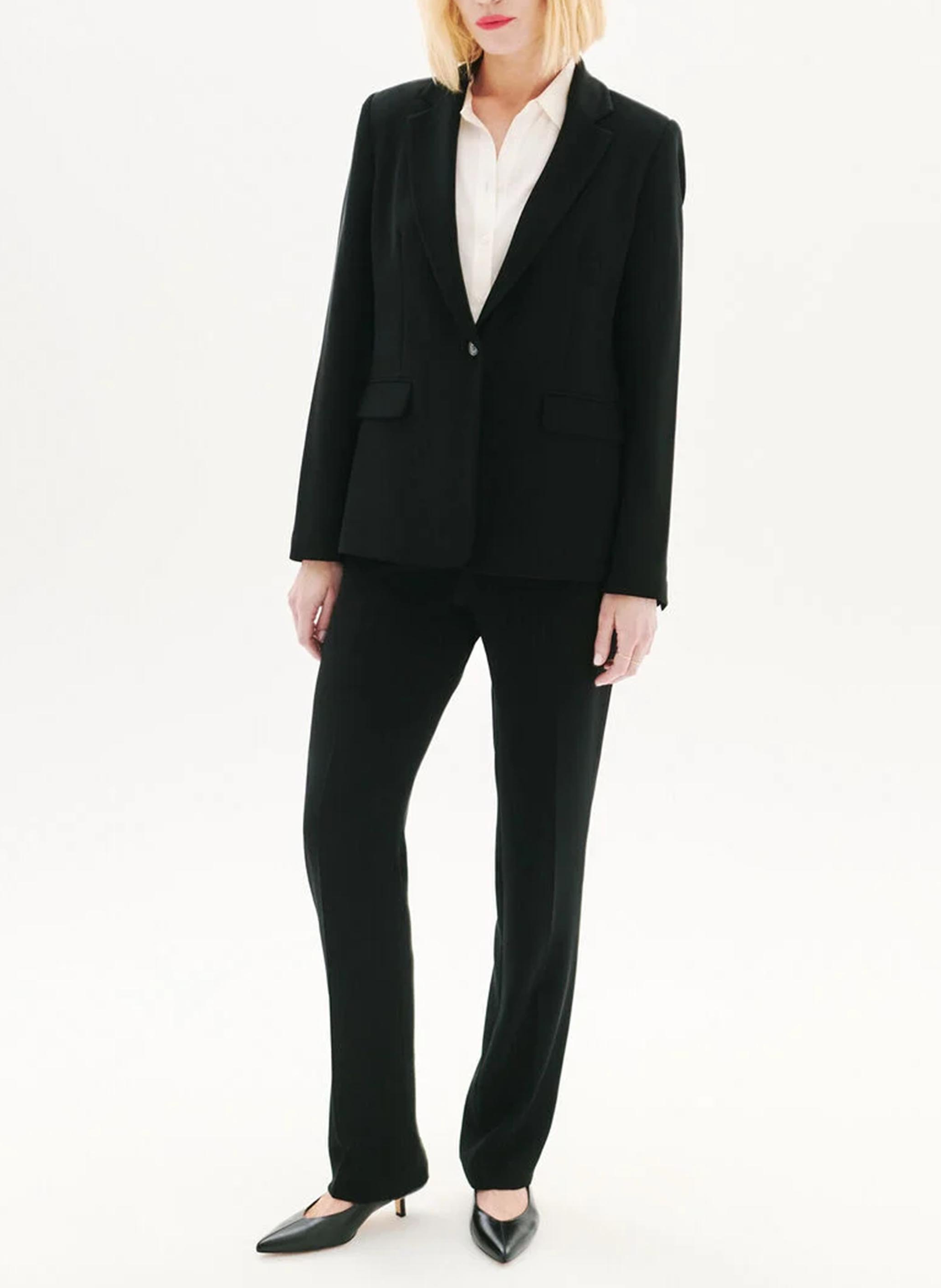 Pantalon large CAROLL Noir