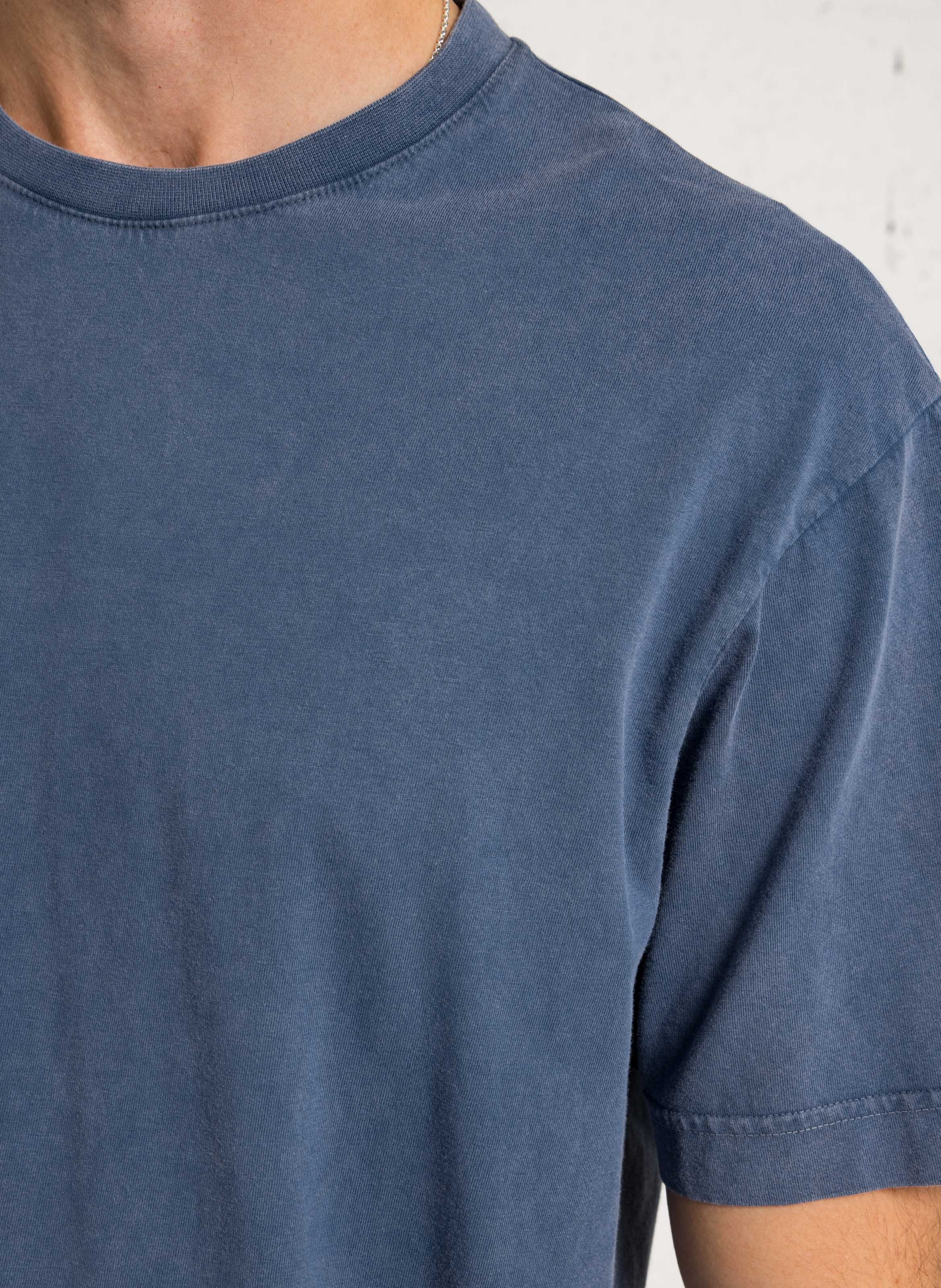 T-Shirt aus Bio-Baumwolle COLORFUL STANDARD Blau