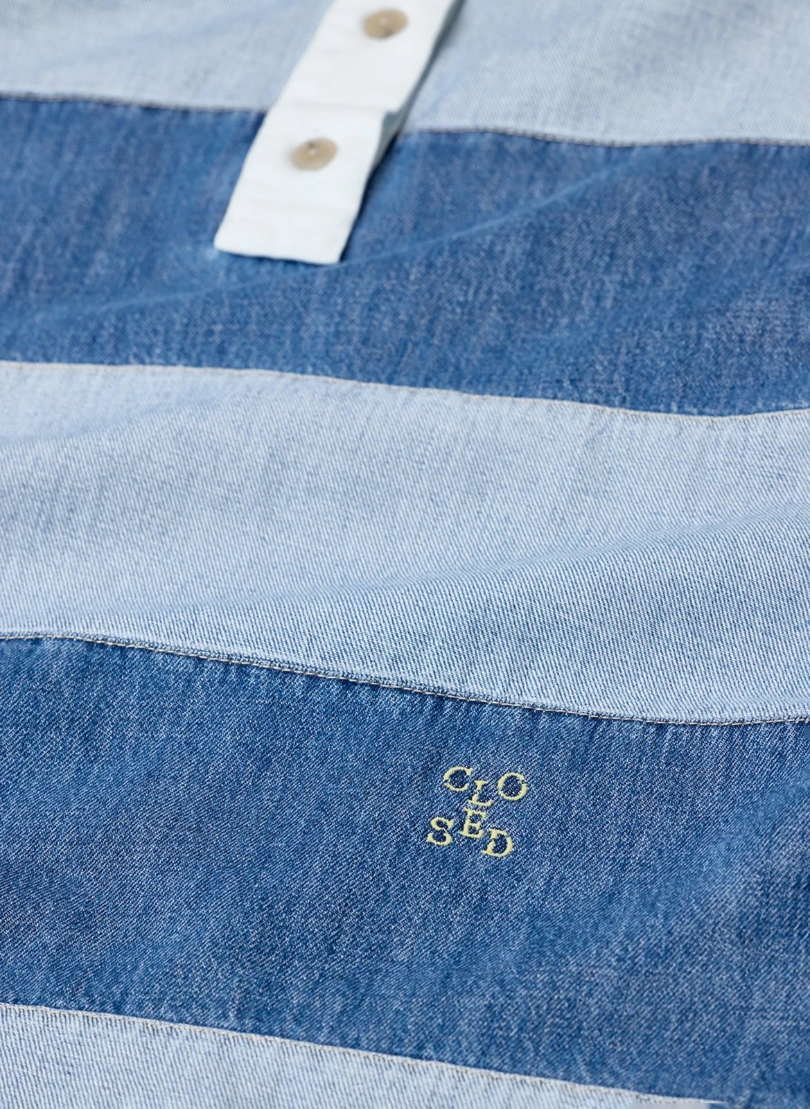 Eastham long-sleeved polo shirt CLOSED Blue