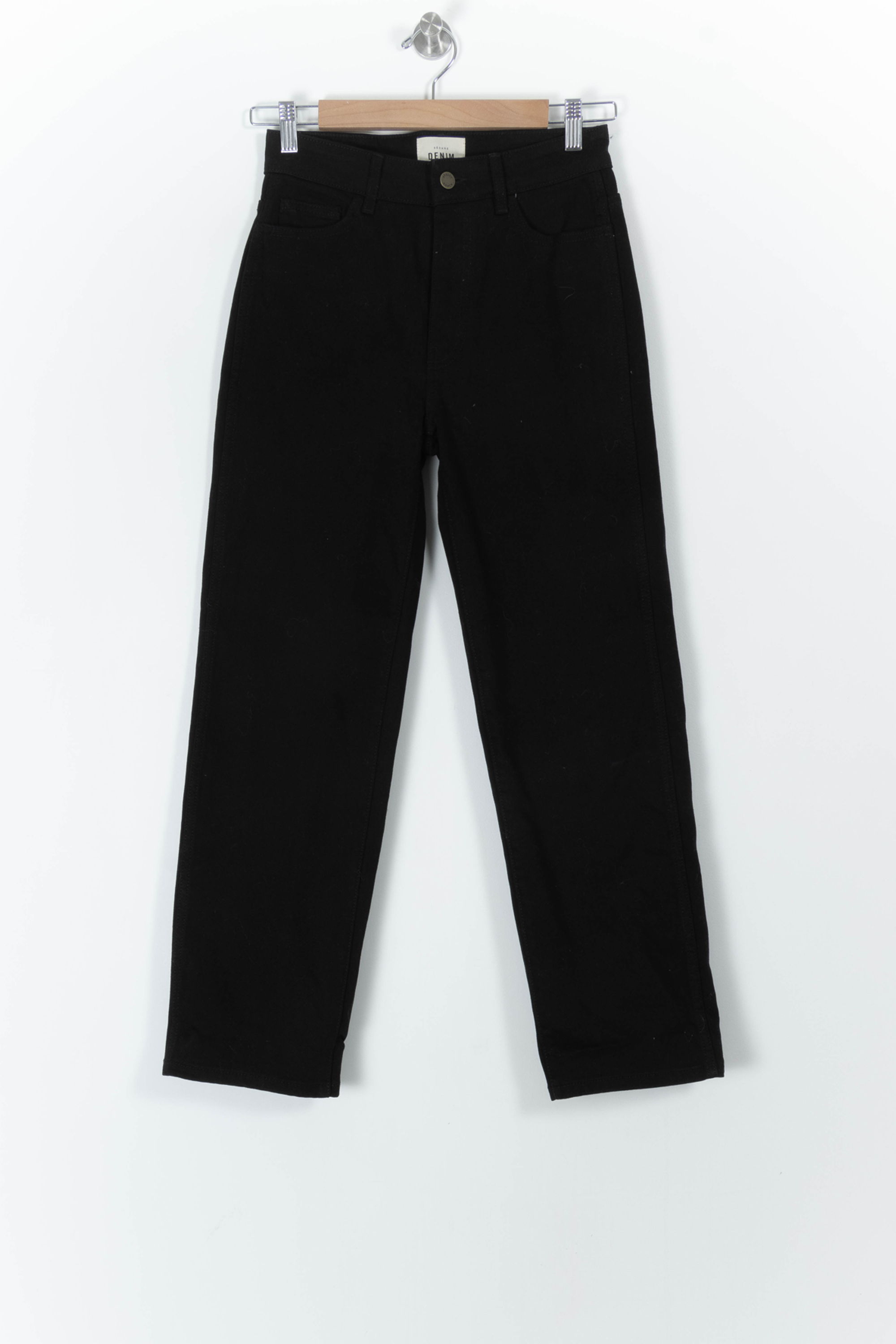 Cropped slim jeans with studs SEZANE - Seconde main Black