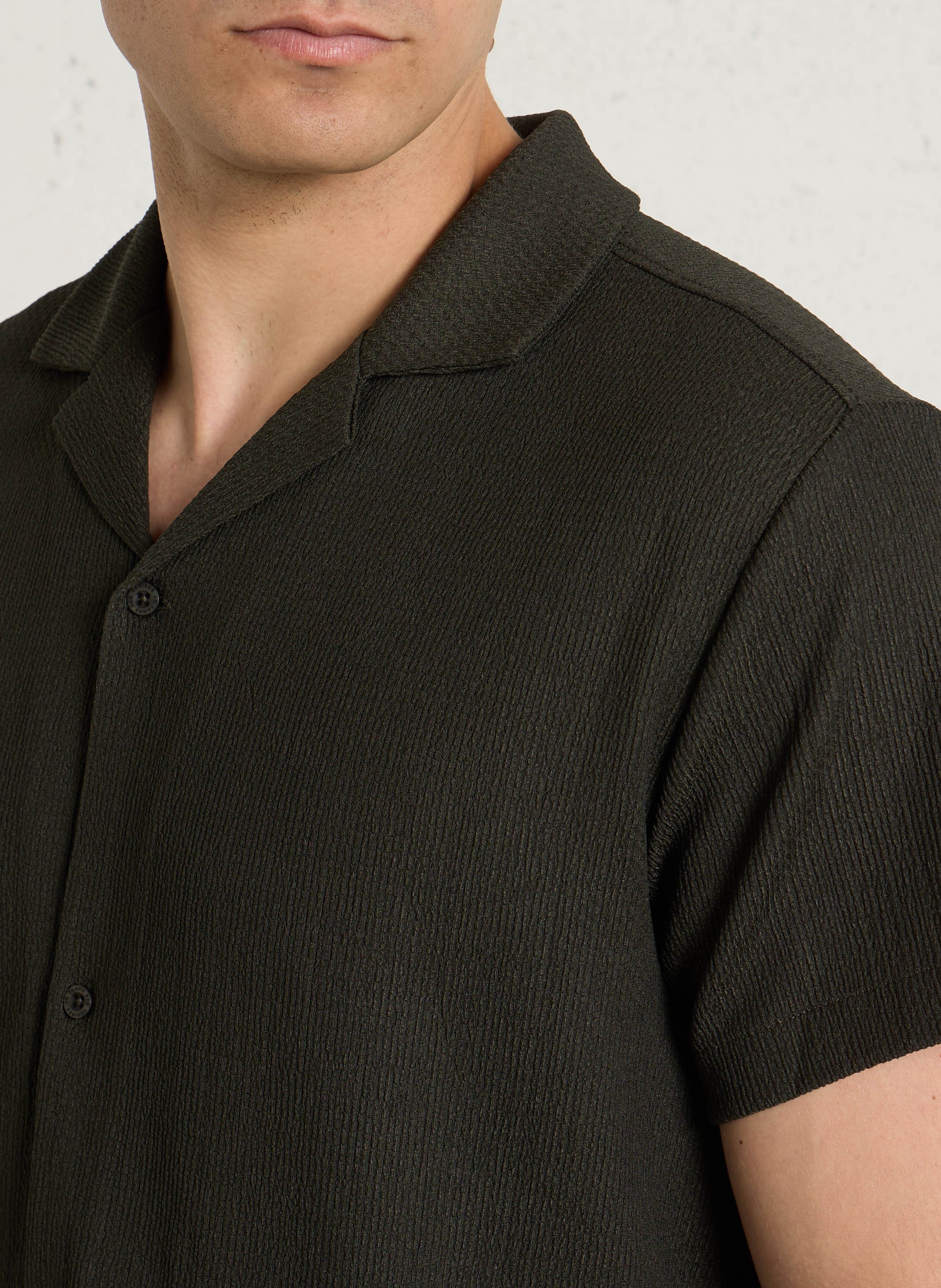 Chemise col classique LE TEMPS DES CERISES Green