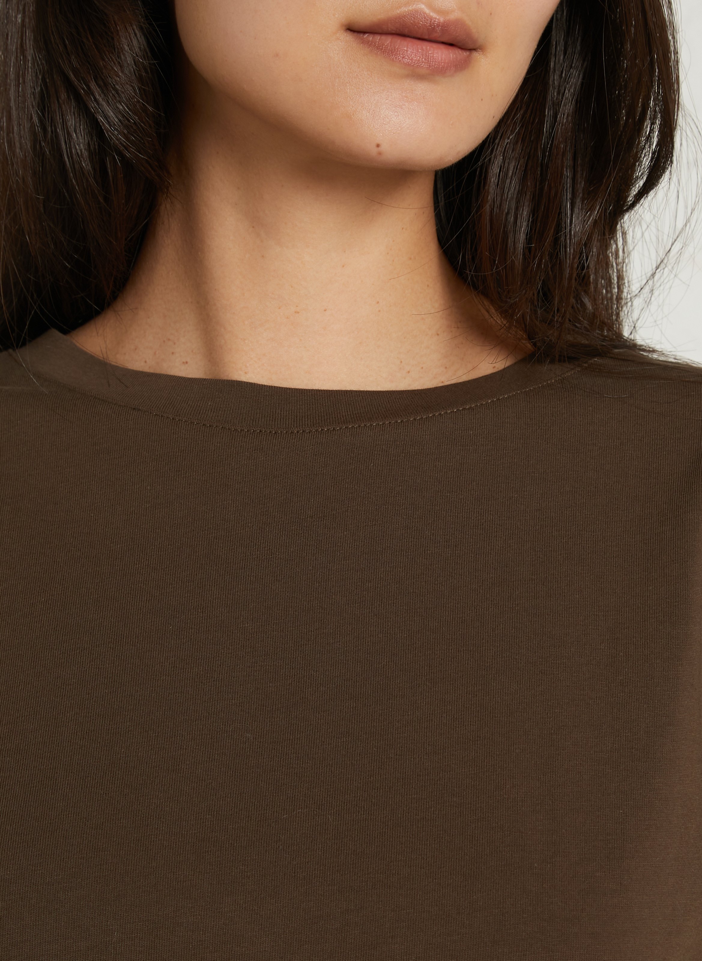 T-shirt oversize en coton bio SUNCOO Kaki
