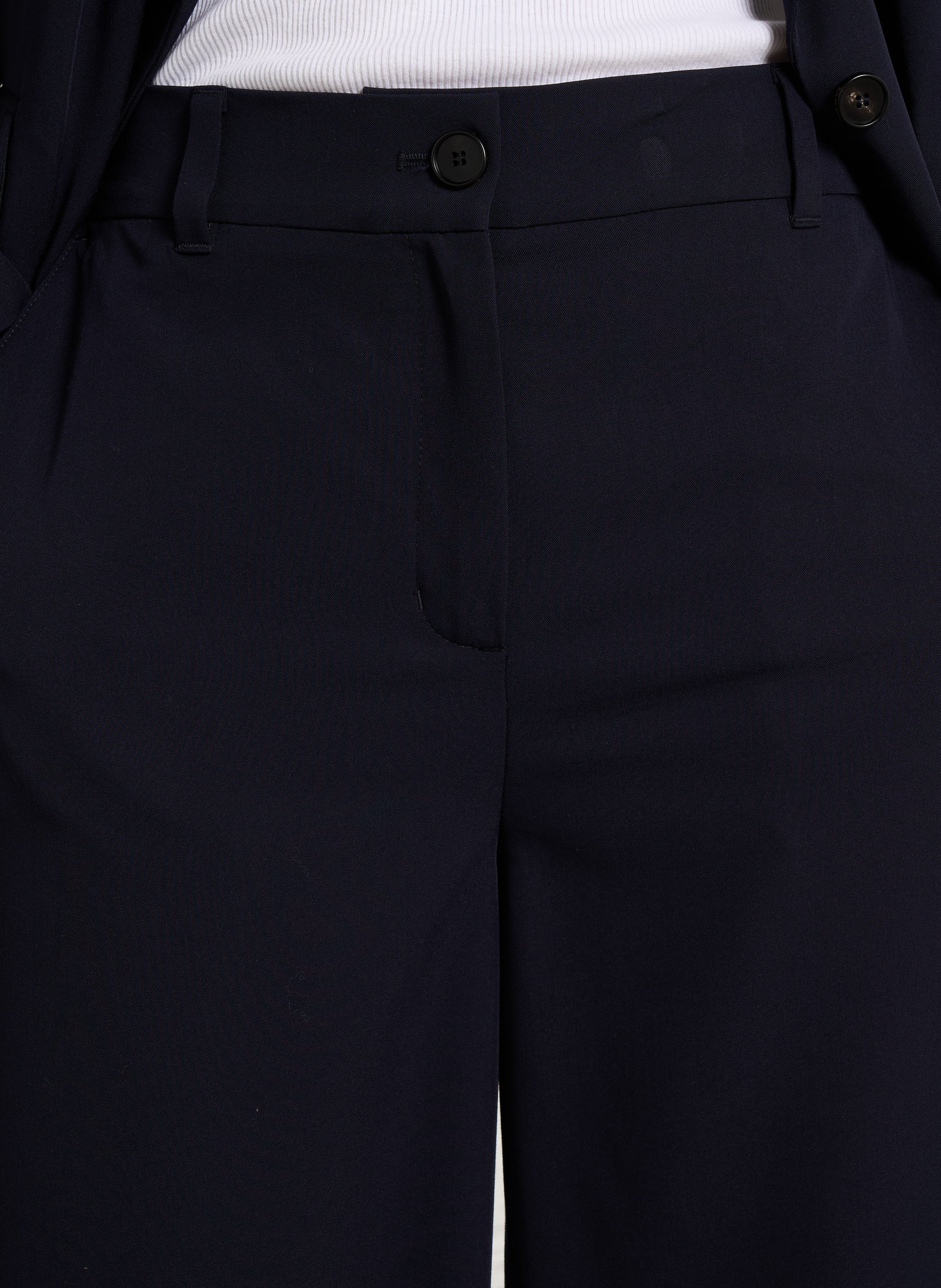 Pantalon large taille haute uni RUE DE TOKYO Bleu